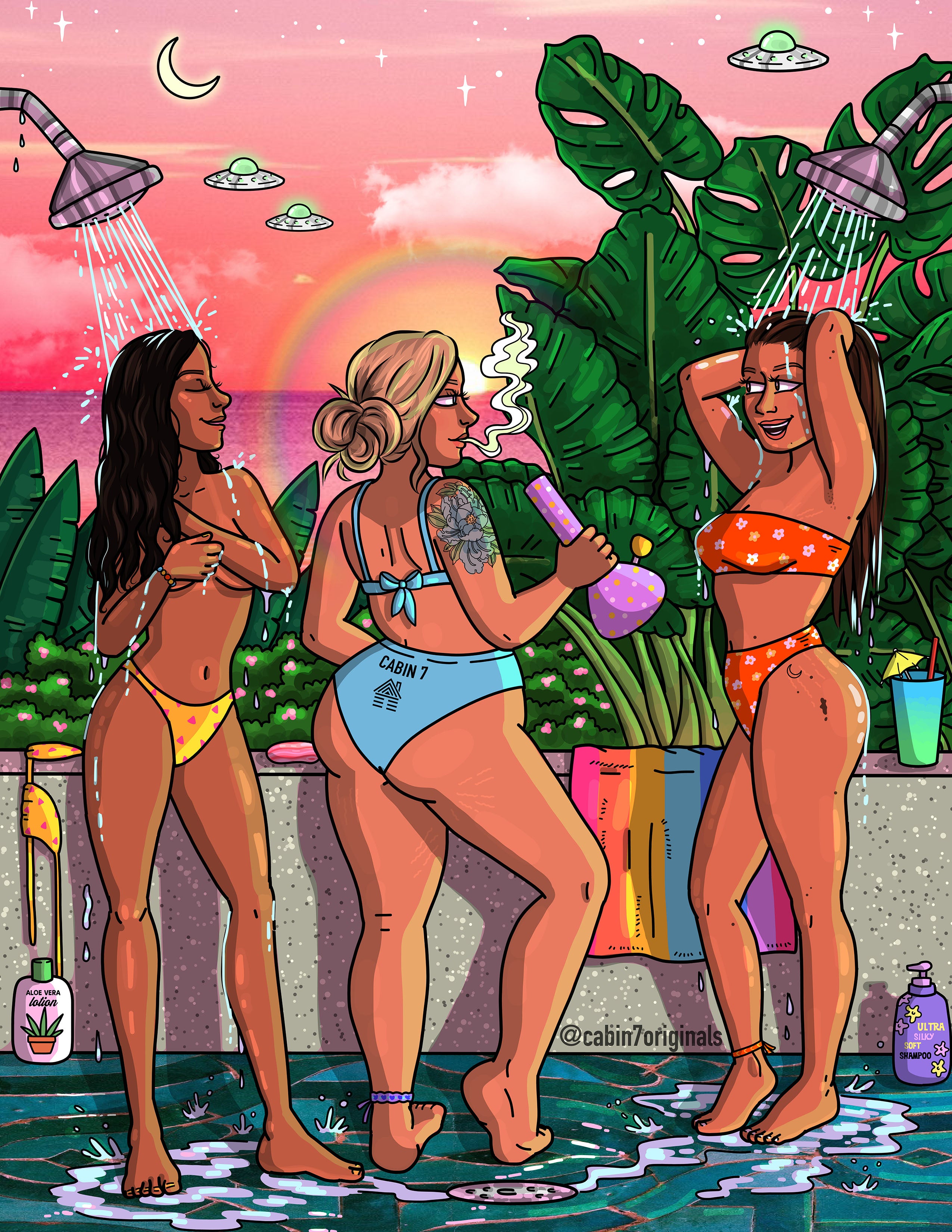 "Peach Sherbert" Poster Print