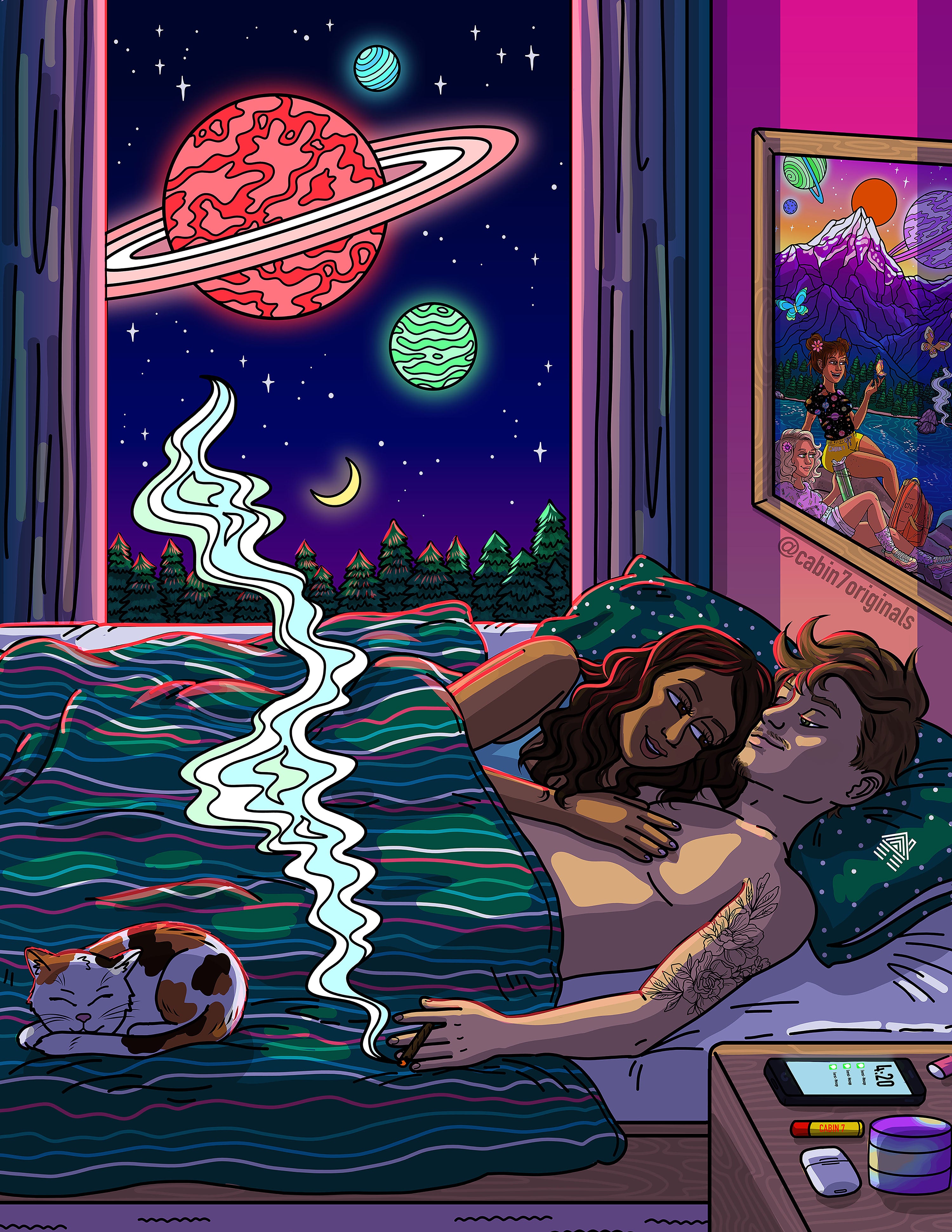 "Snuggle Season" Poster Print