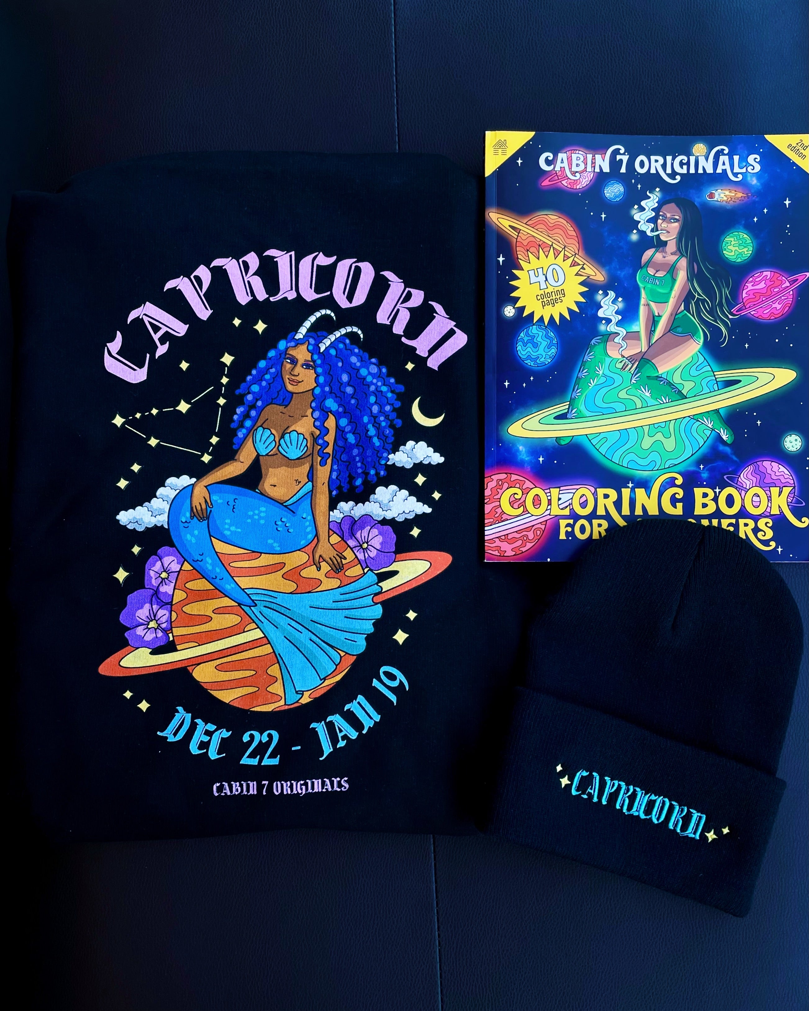 Capricorn Zodiac Gift Set