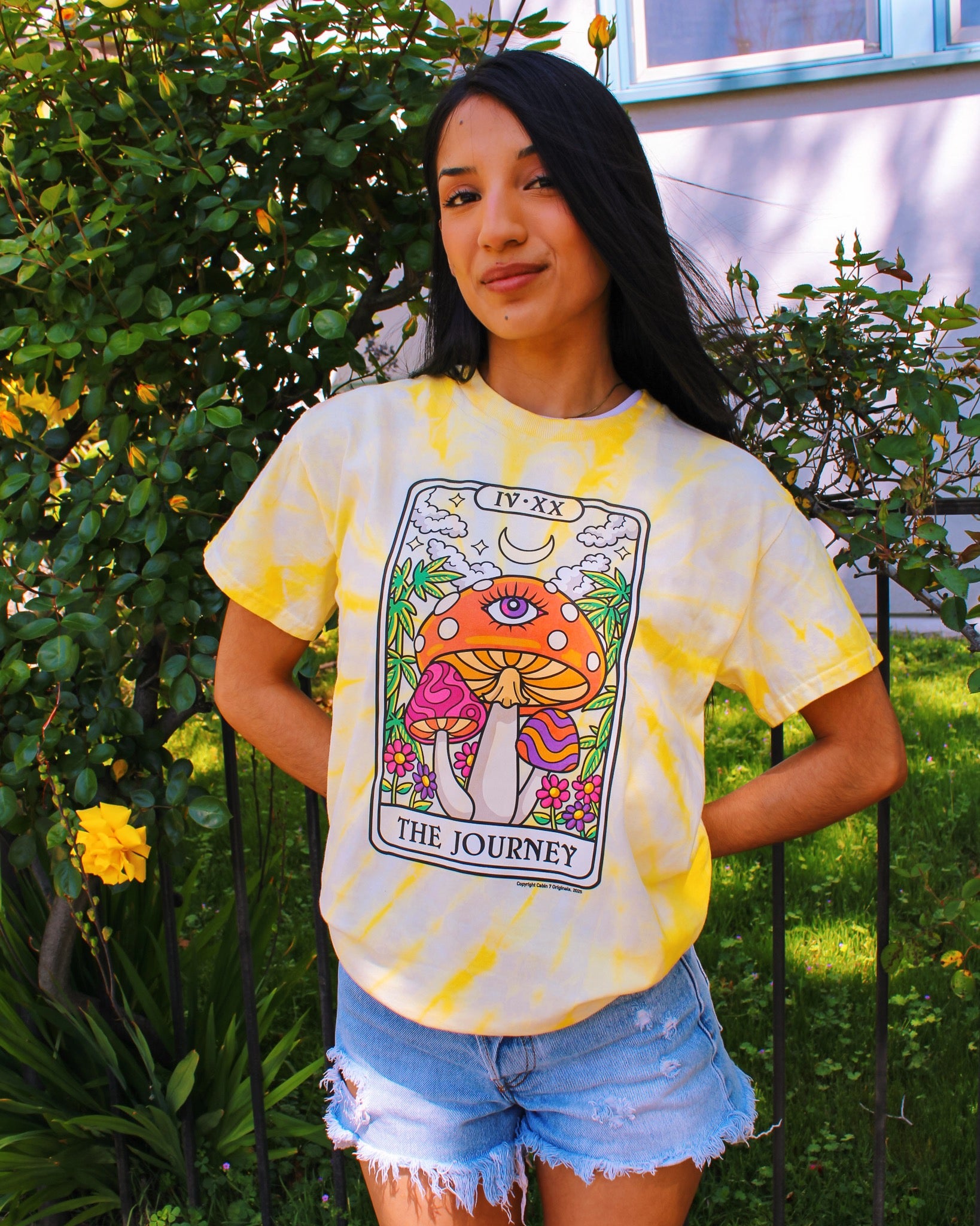 The Journey Tarot Tie Dye T-Shirt