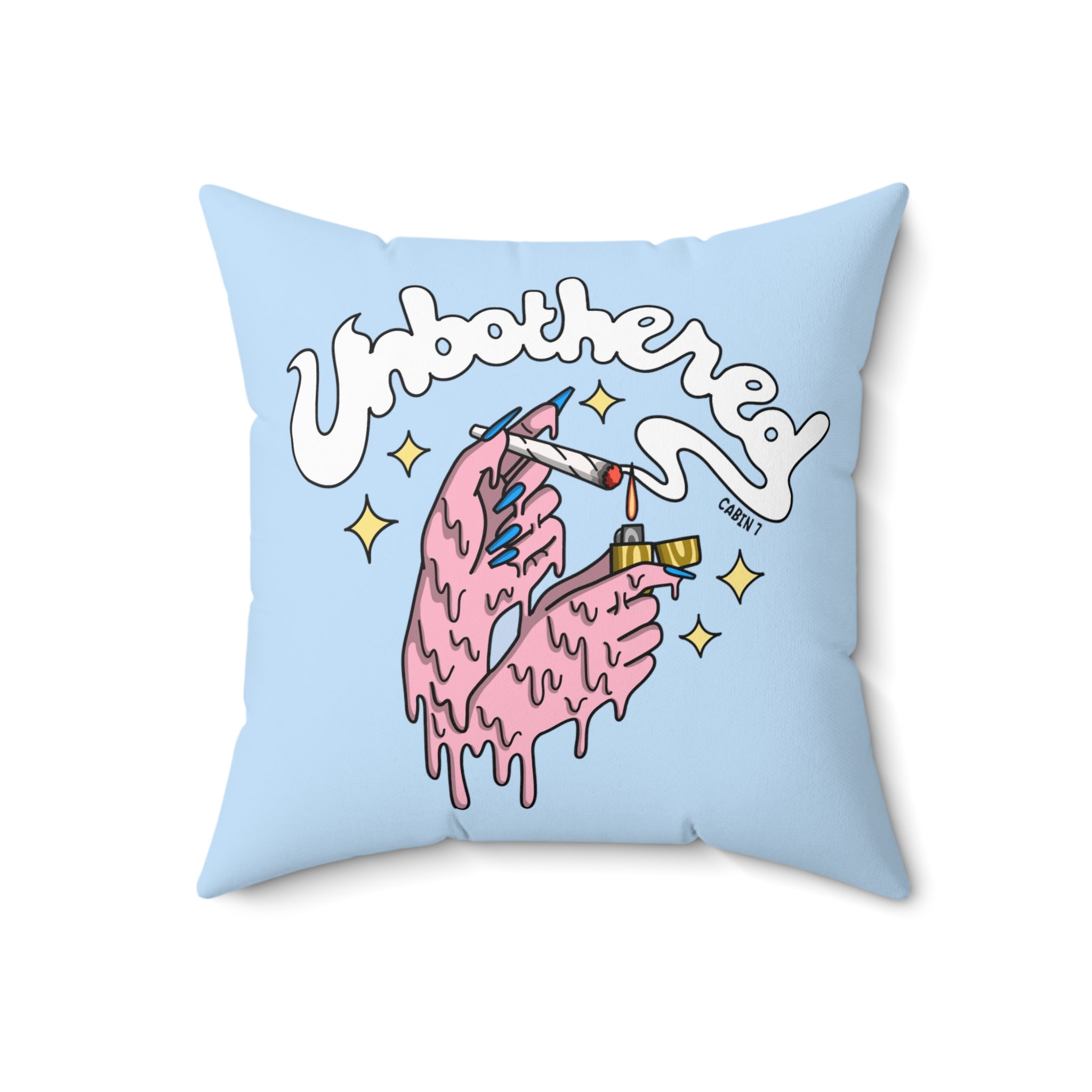Unbothered Throw Pillow