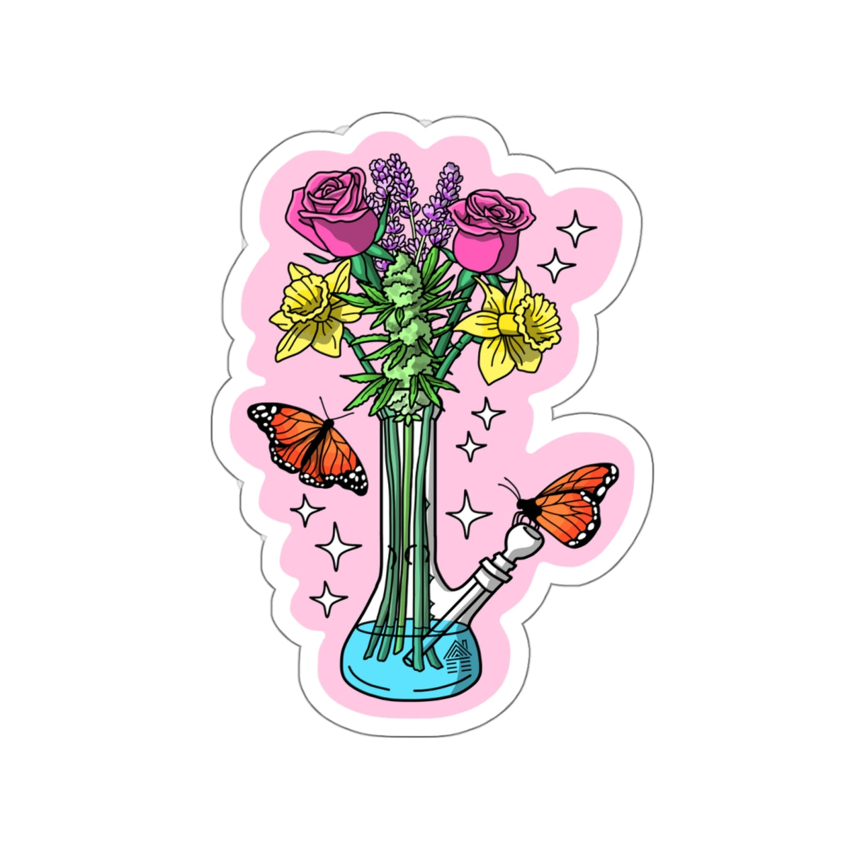 Bong Bouquet Sticker