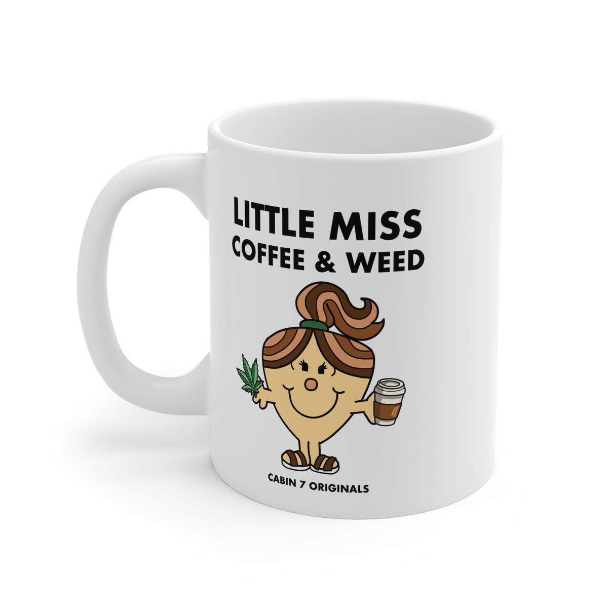 Little Miss Coffee & Weed Mug