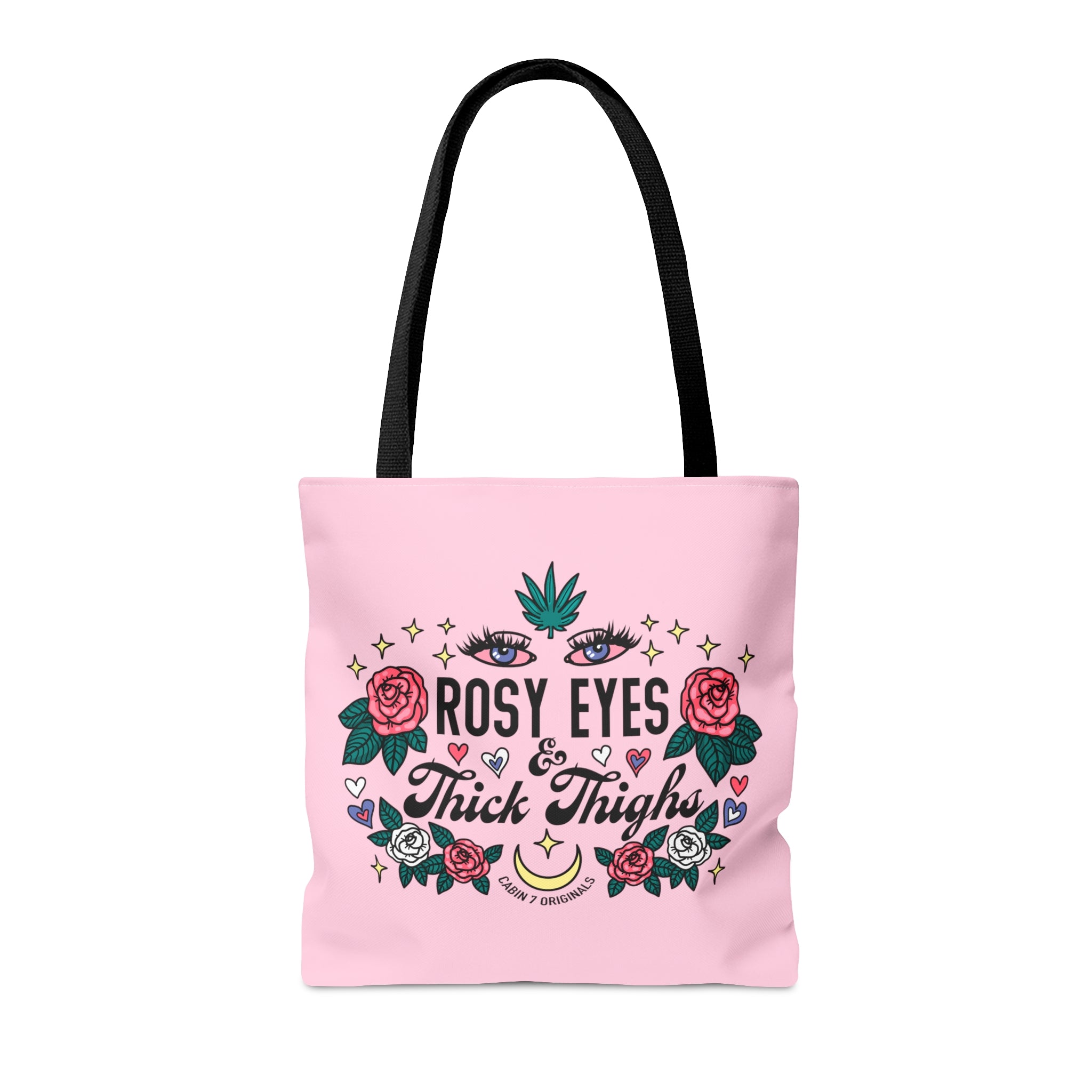 Rosy Eyes & Thick Thighs Tote Bag
