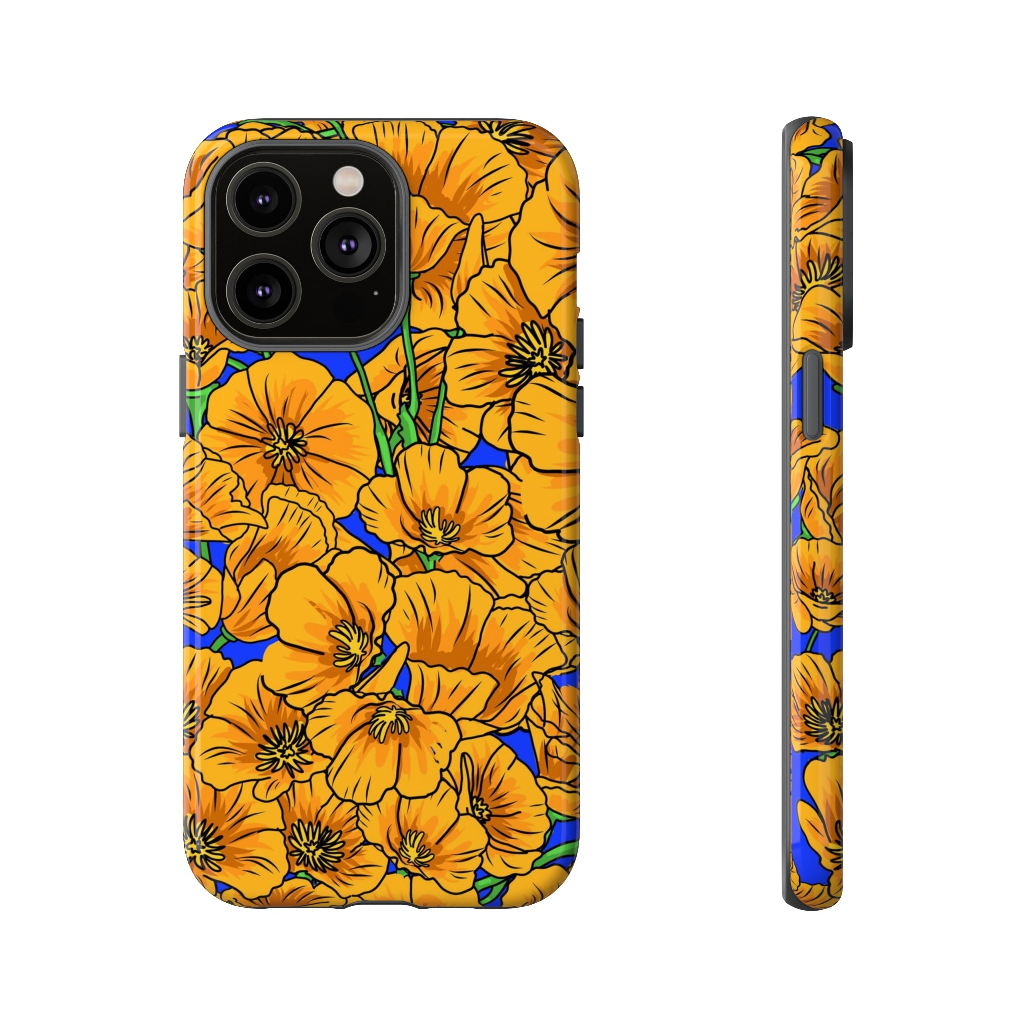 Golden Poppies Phone Case