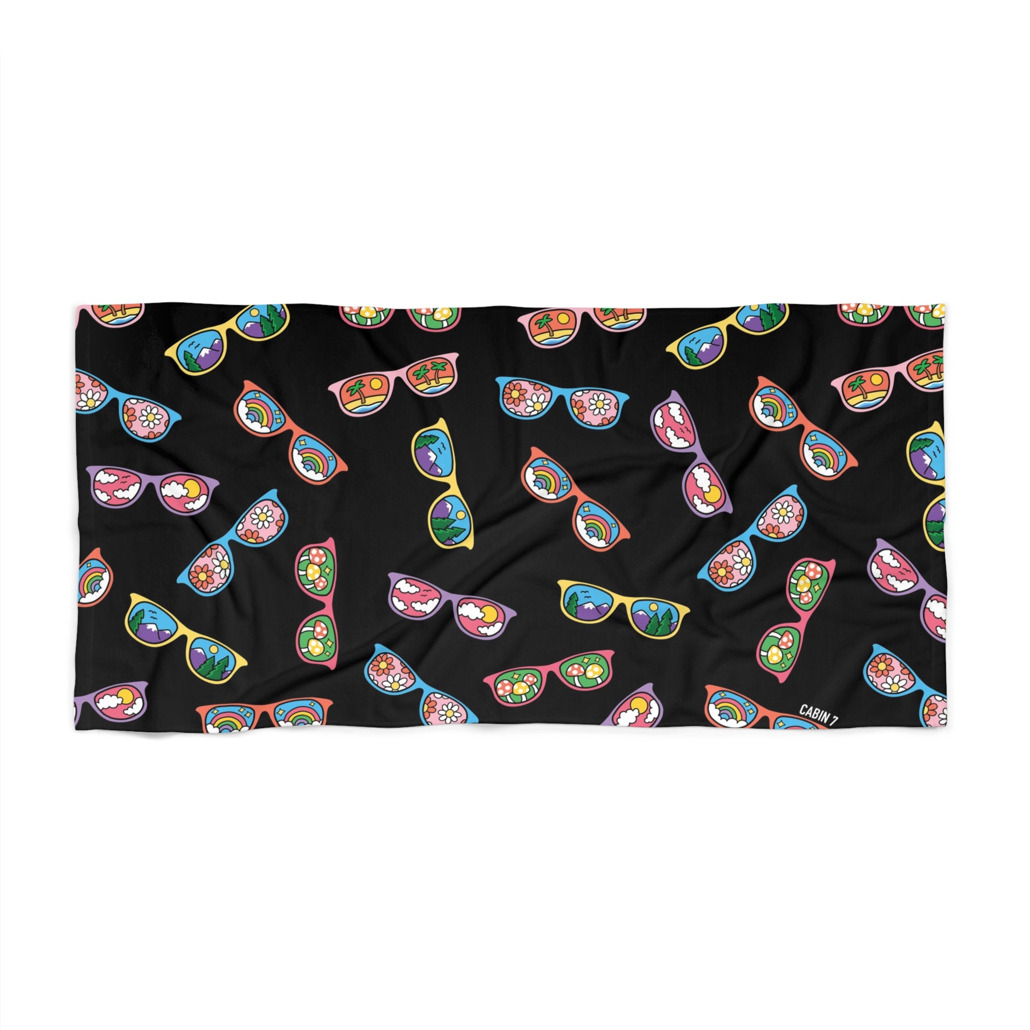 Sunnies Beach Towel - Black