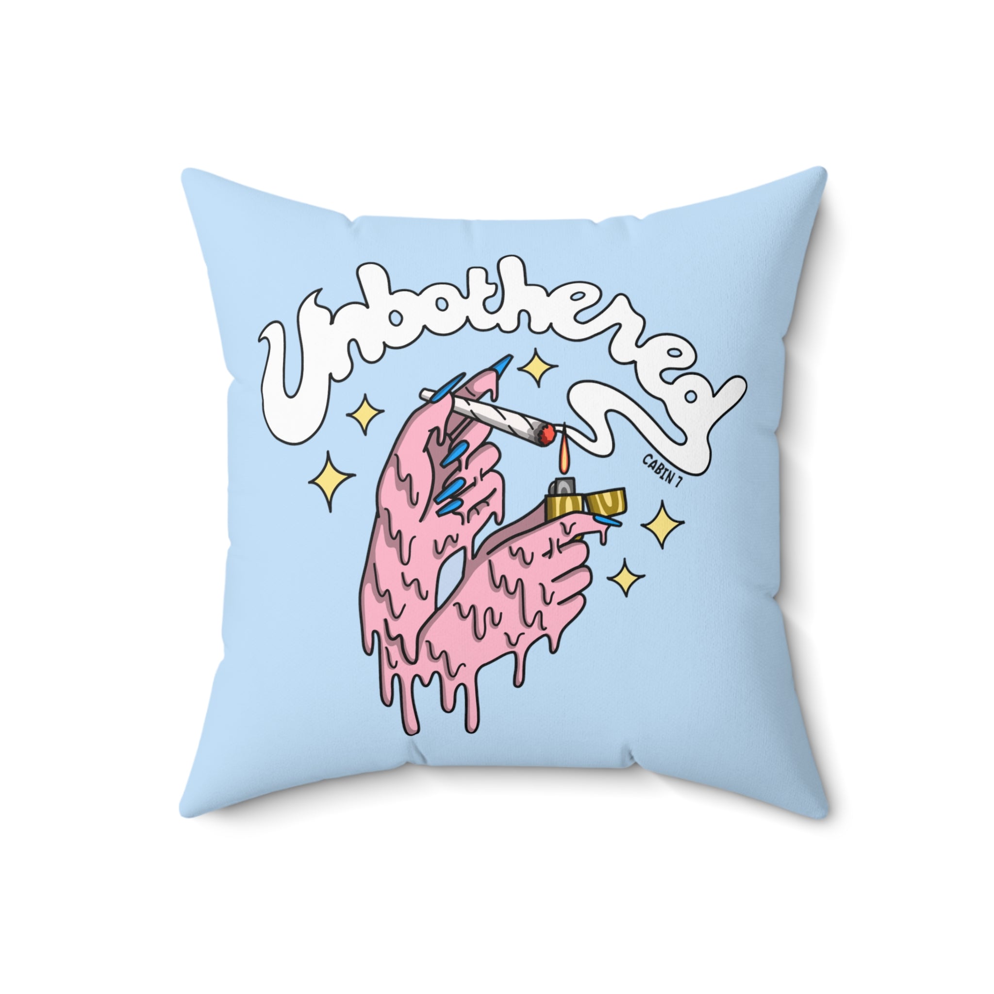 Unbothered Throw Pillow