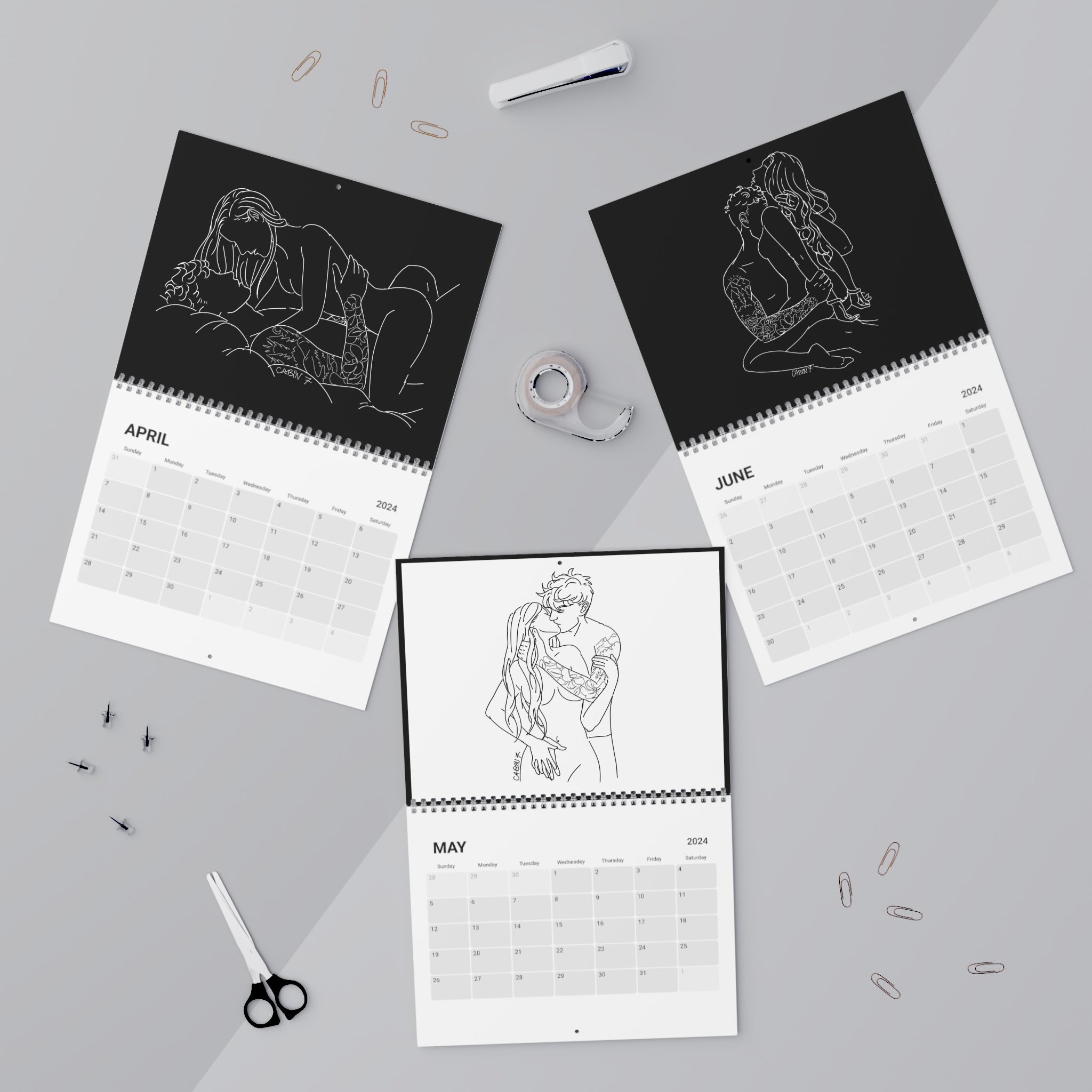 Sultry Sketches 2024 Calendar
