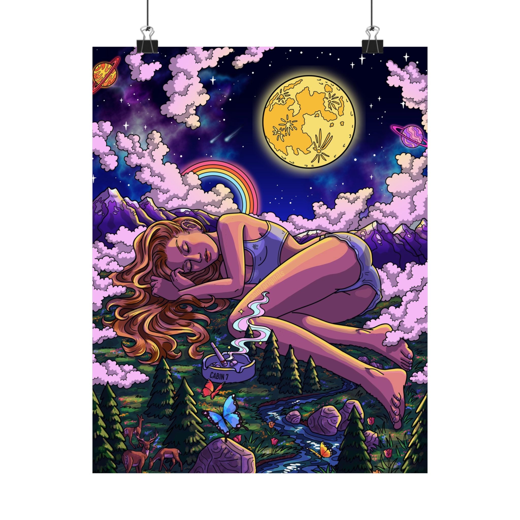 "Awake In Dreamland" Poster Print