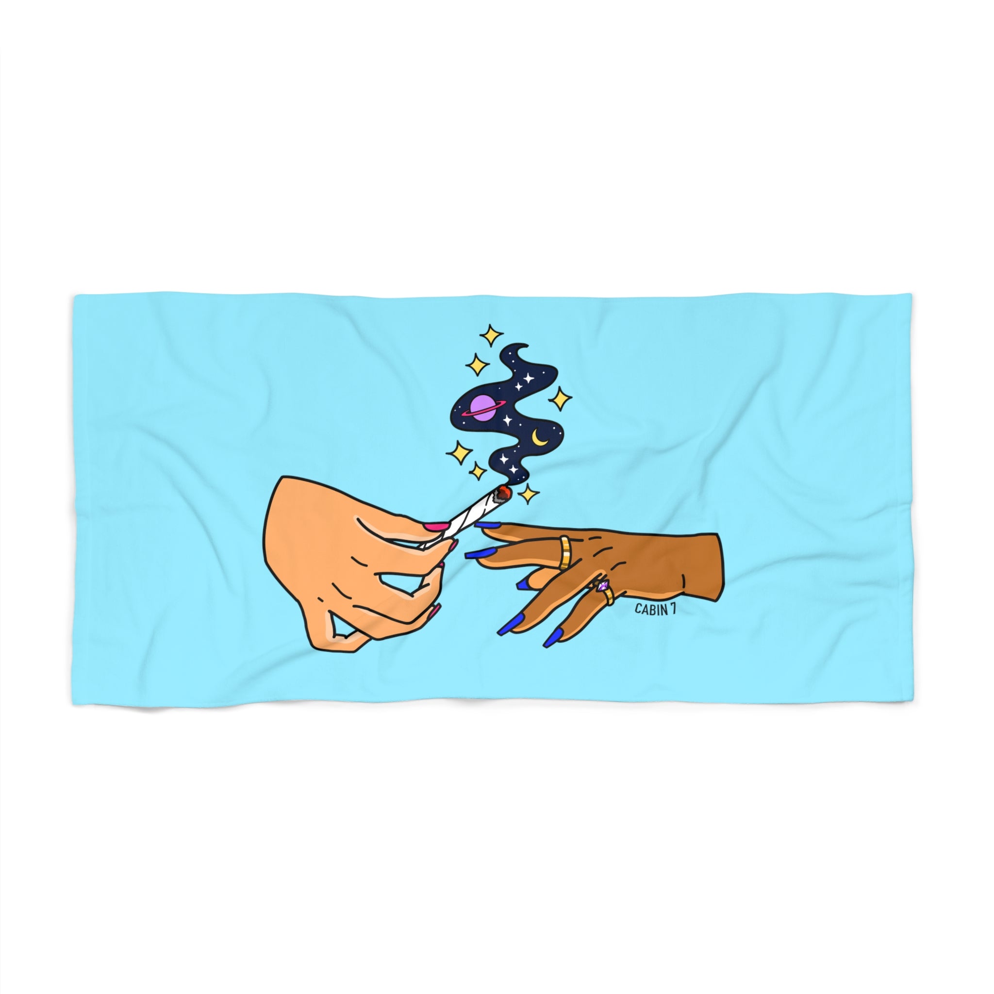 Space Sesh Beach Towel