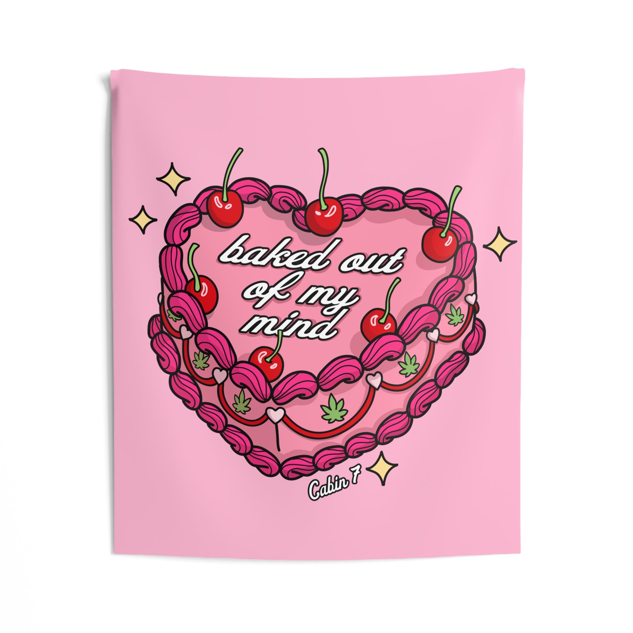 "Baked Out Of My Mind" Wall Tapestry