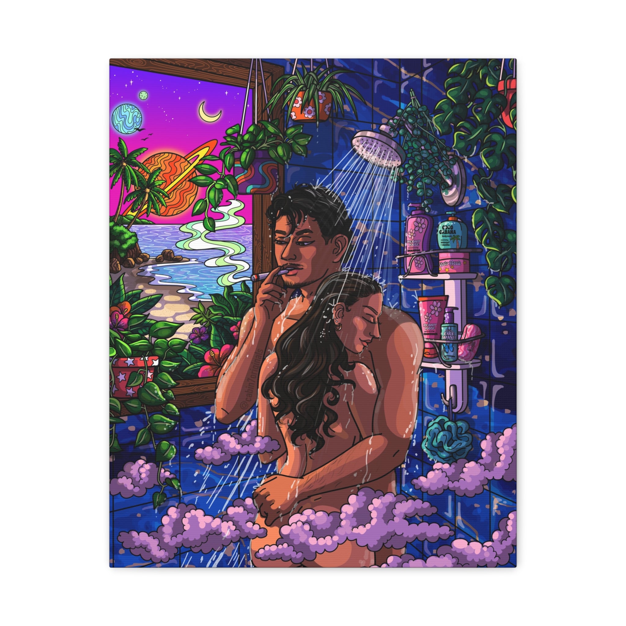 "SUMMER RAIN" Canvas Print