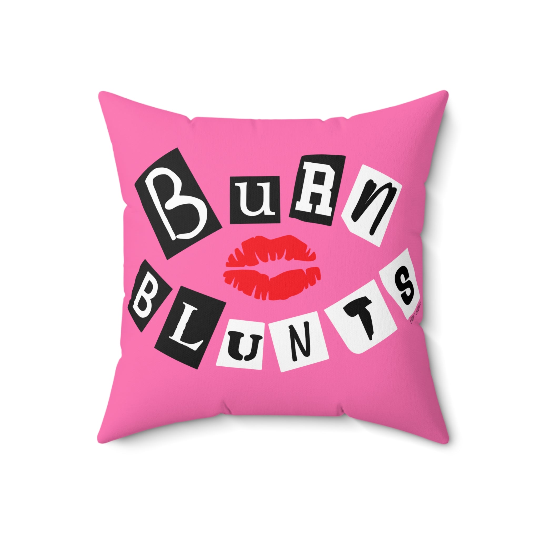 Burn Blunts Square Pillow