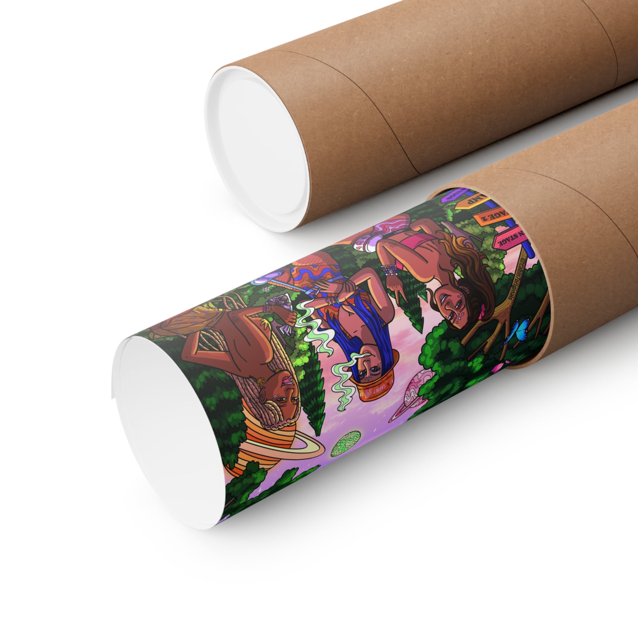 "Festie Besties" Poster Print
