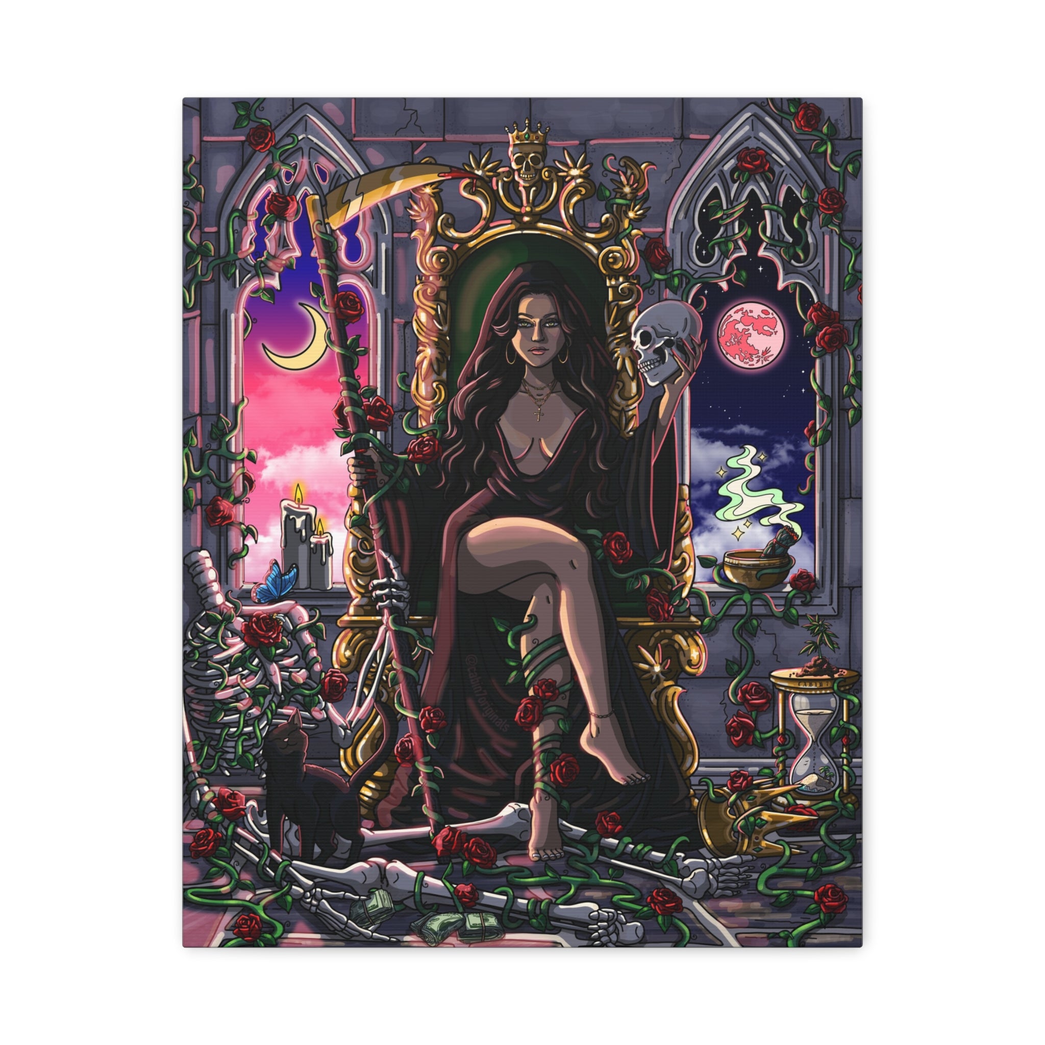 "MEMENTO MORI" Canvas Print