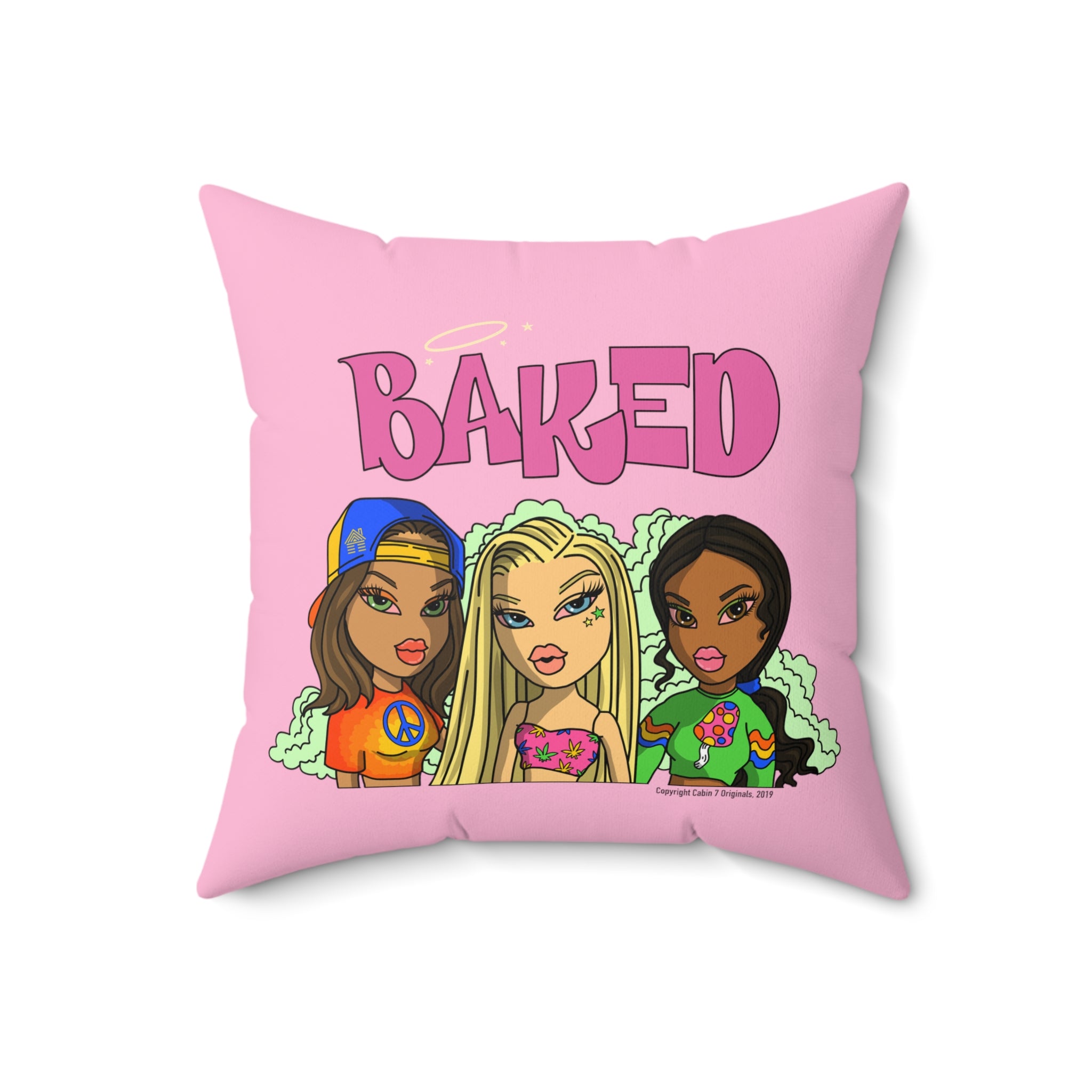 Baked Babes Throw Pillow