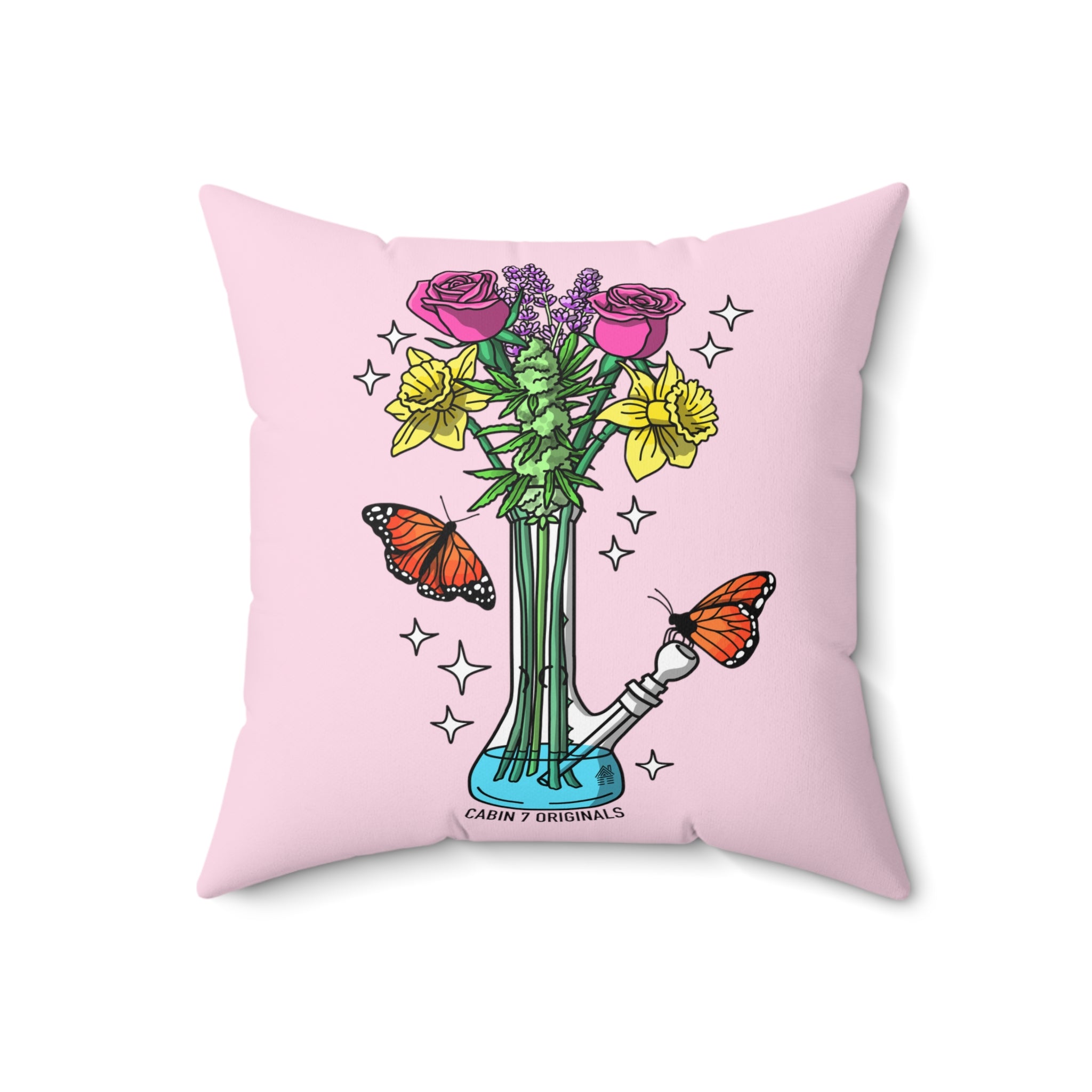 Bring Me Flowers Throw Pillow