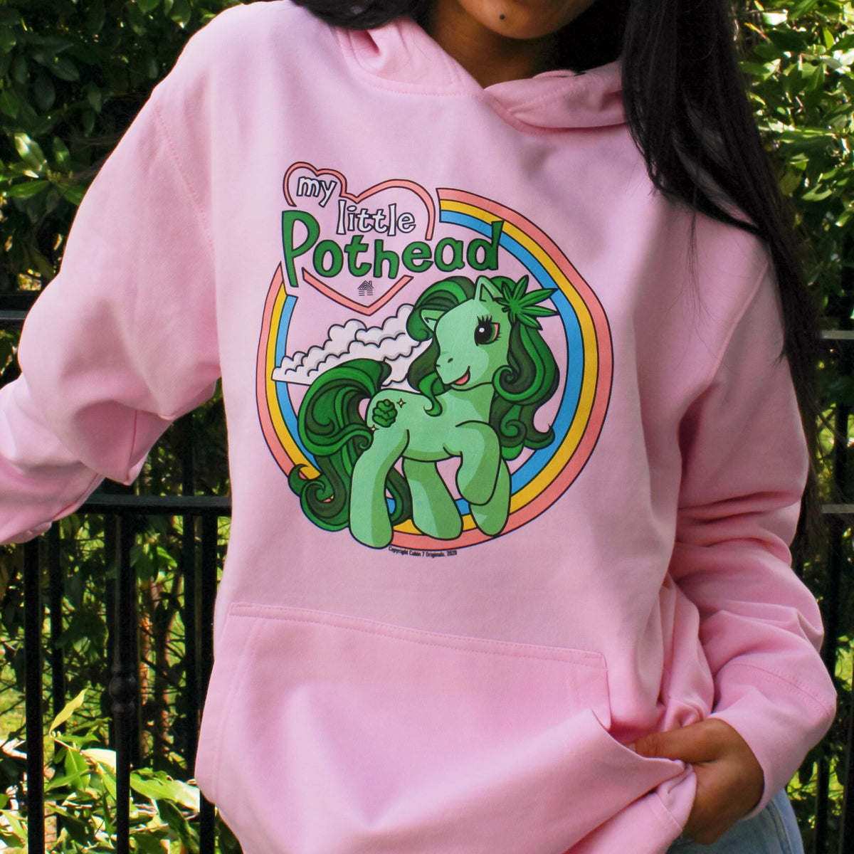my little pothead Stoney Pony Hoodie M