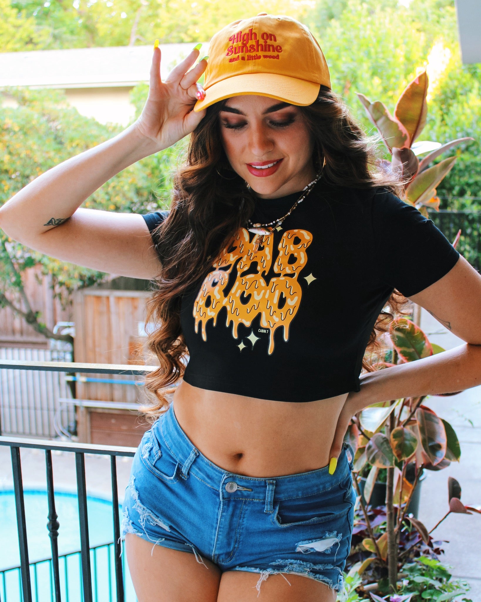 High On Sunshine Dad Hat