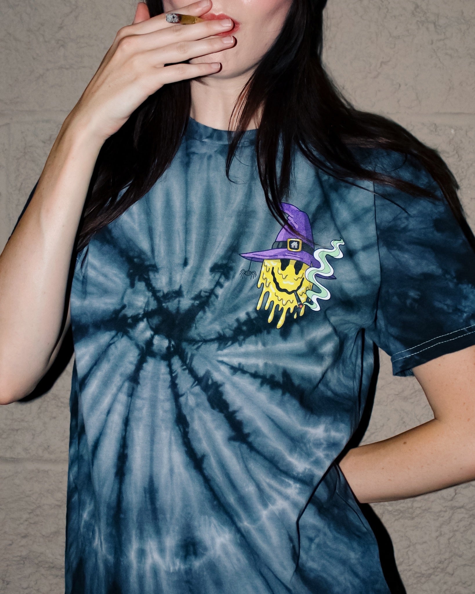 Stoney Witch Smiley Tie Dye T-Shirt