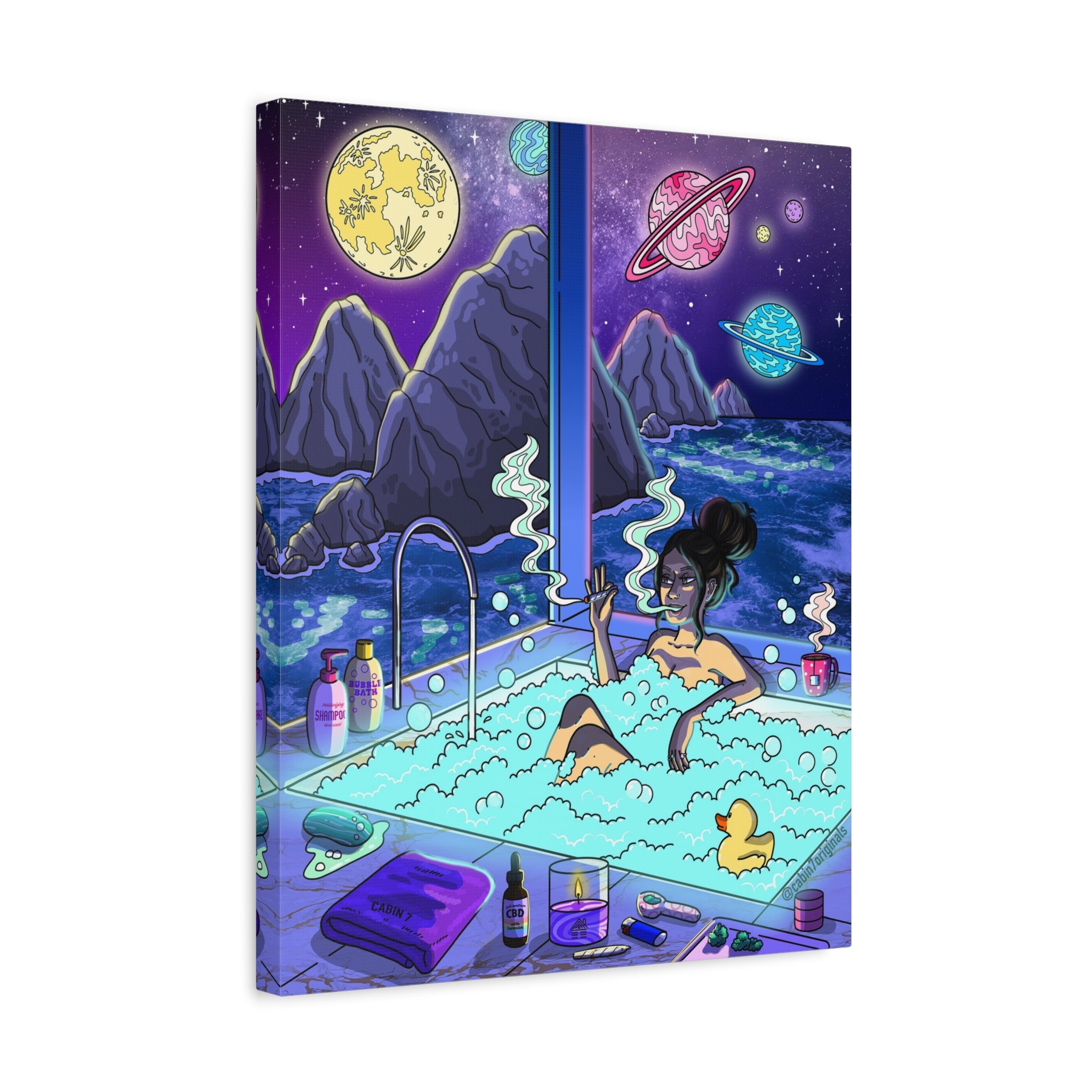 "SEA OF TRANQUILITY" Canvas Print