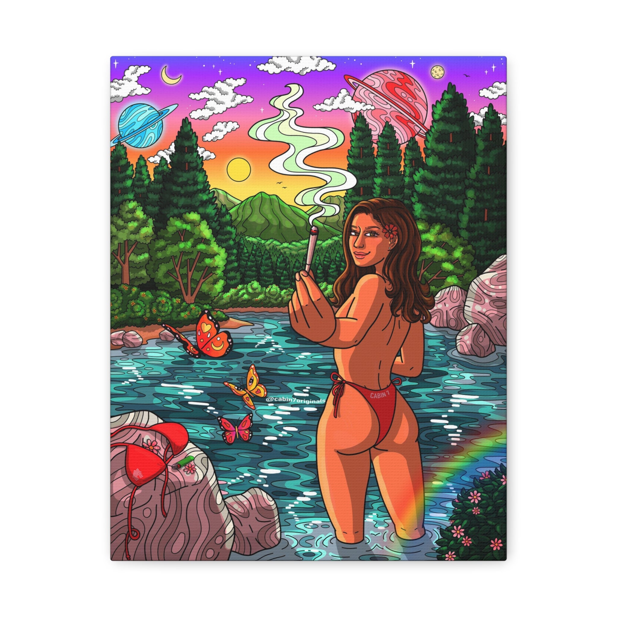 "Sunset Sherbet" Canvas Print