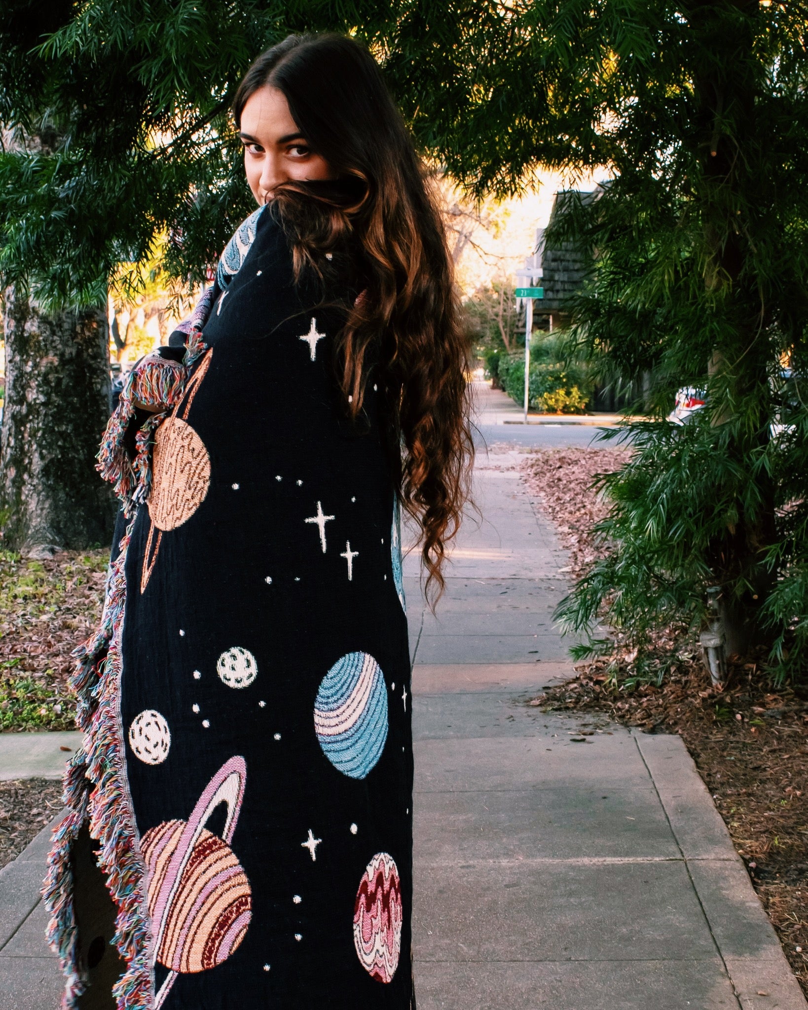 Starry Sky Woven Blanket