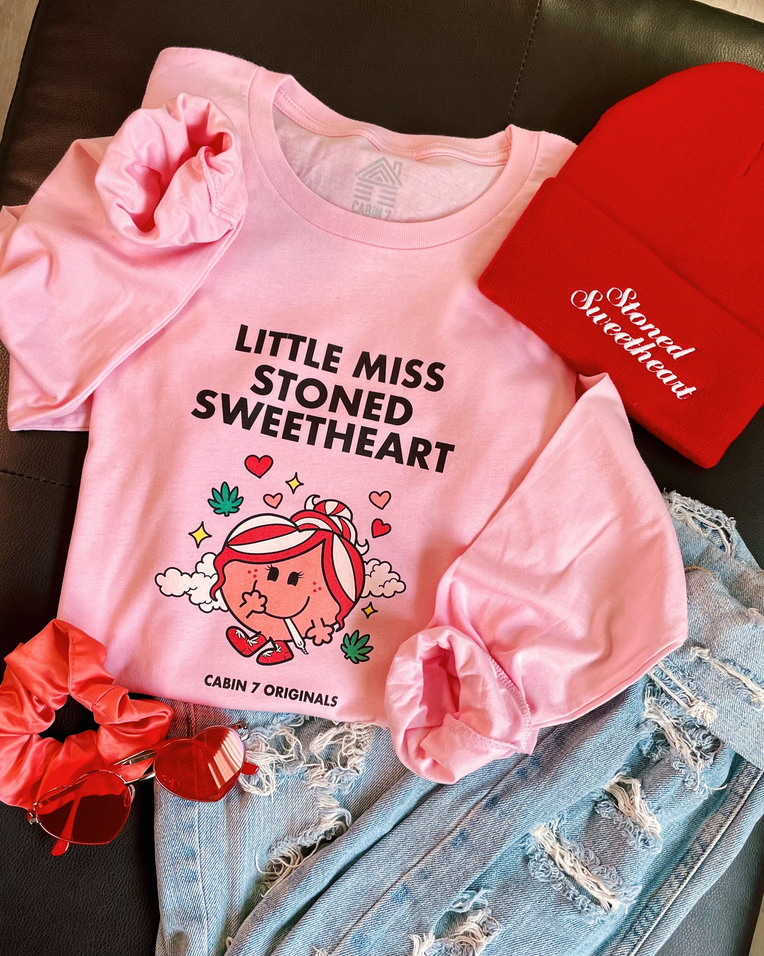 Little Miss Stoned Sweetheart Long Sleeve T-Shirt