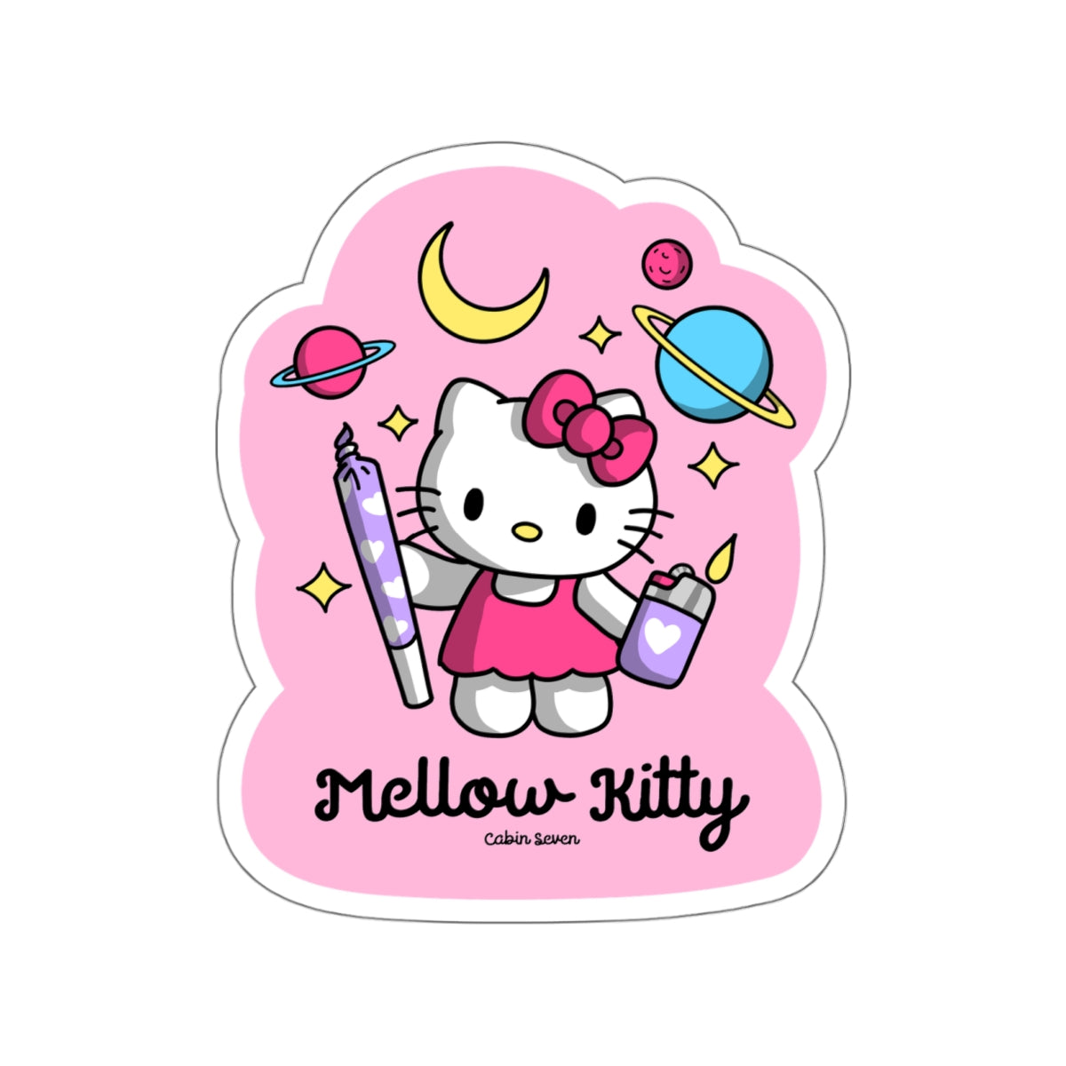 Mellow Kitty Sticker