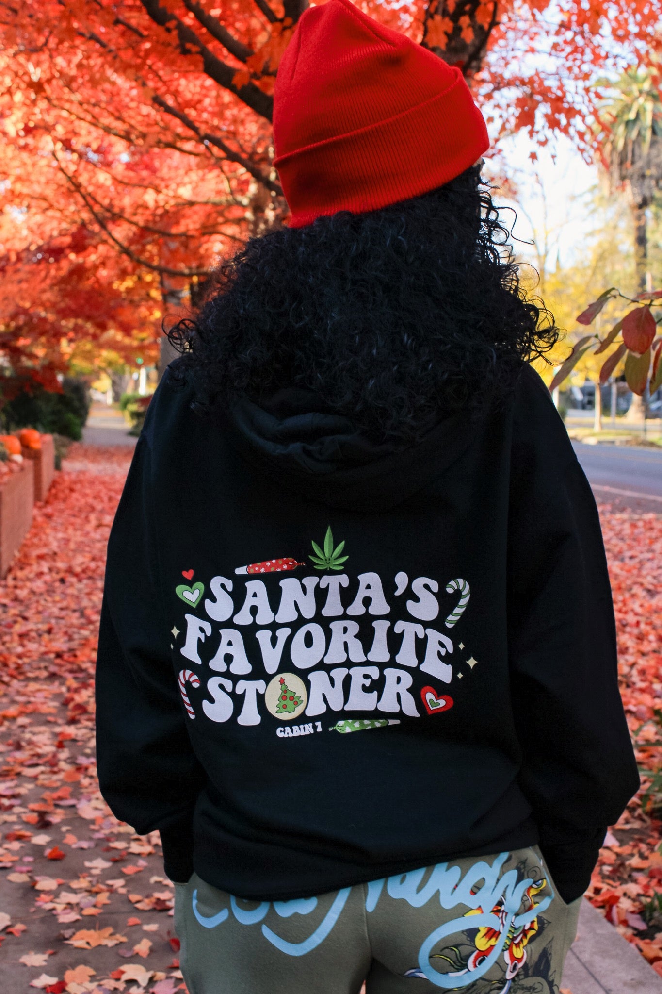 Santa's Favorite Stoner Hoodie