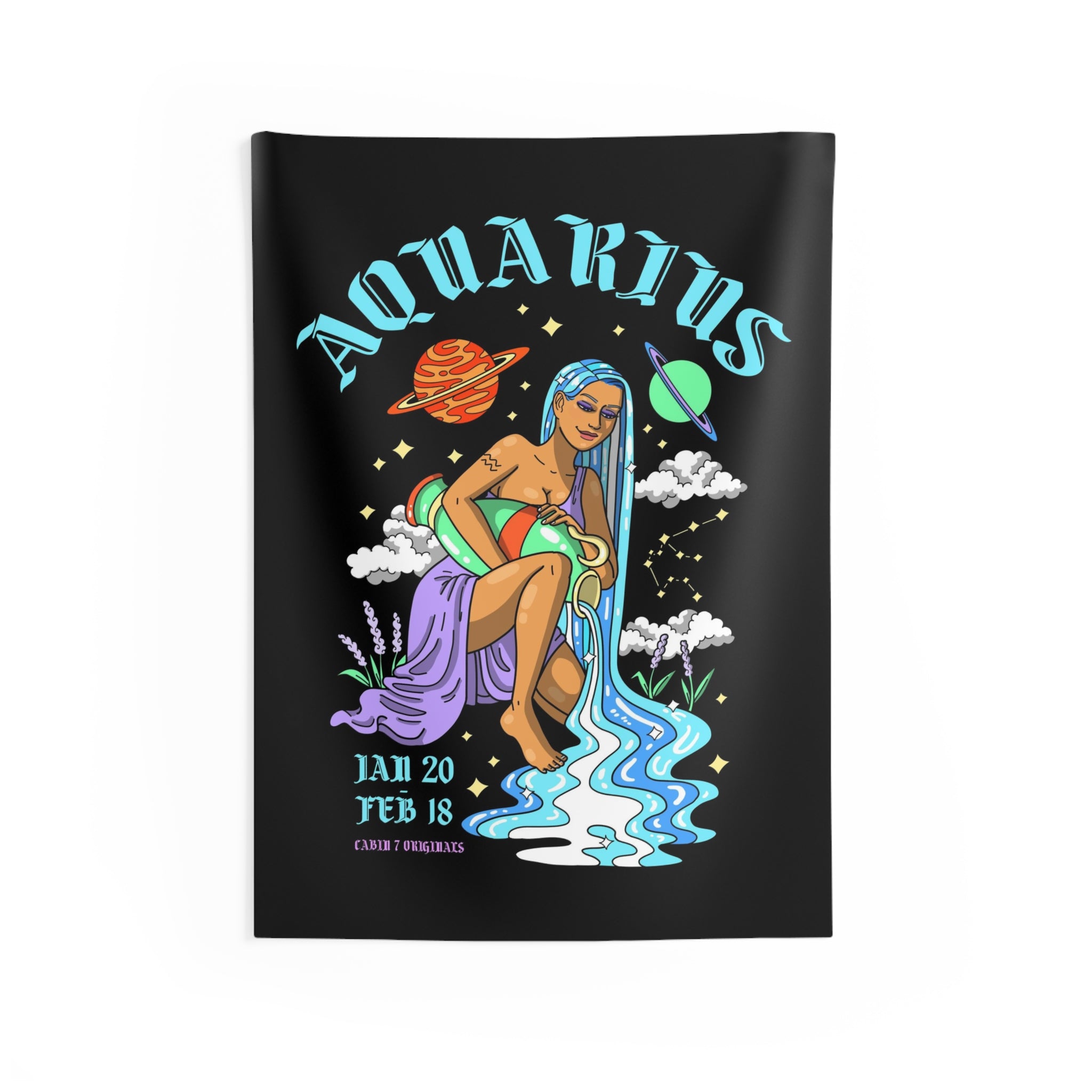 Aquarius Wall Tapestry