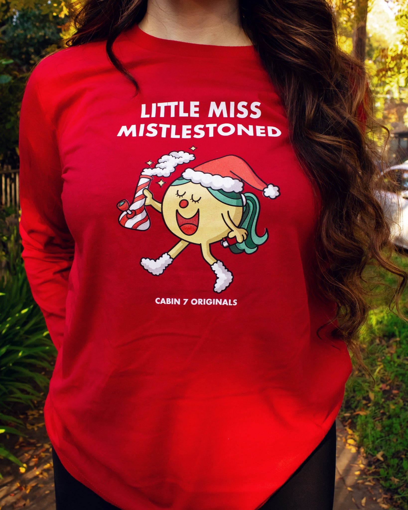 Little Miss Mistlestoned Long Sleeve T-Shirt