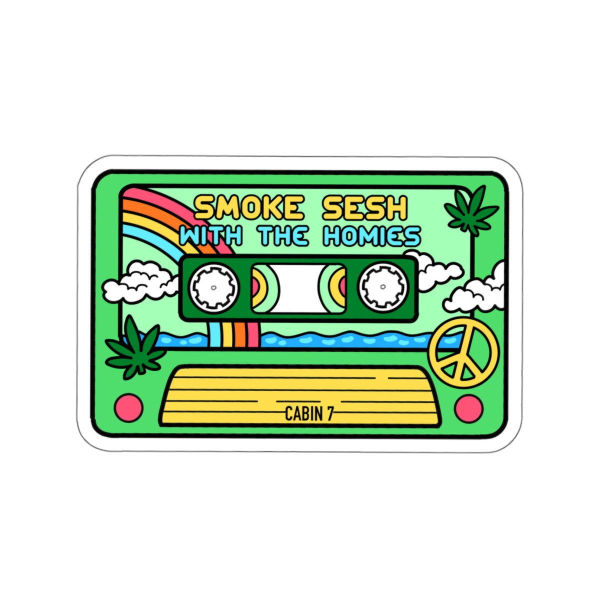 Smoke Sesh Mixtape Sticker