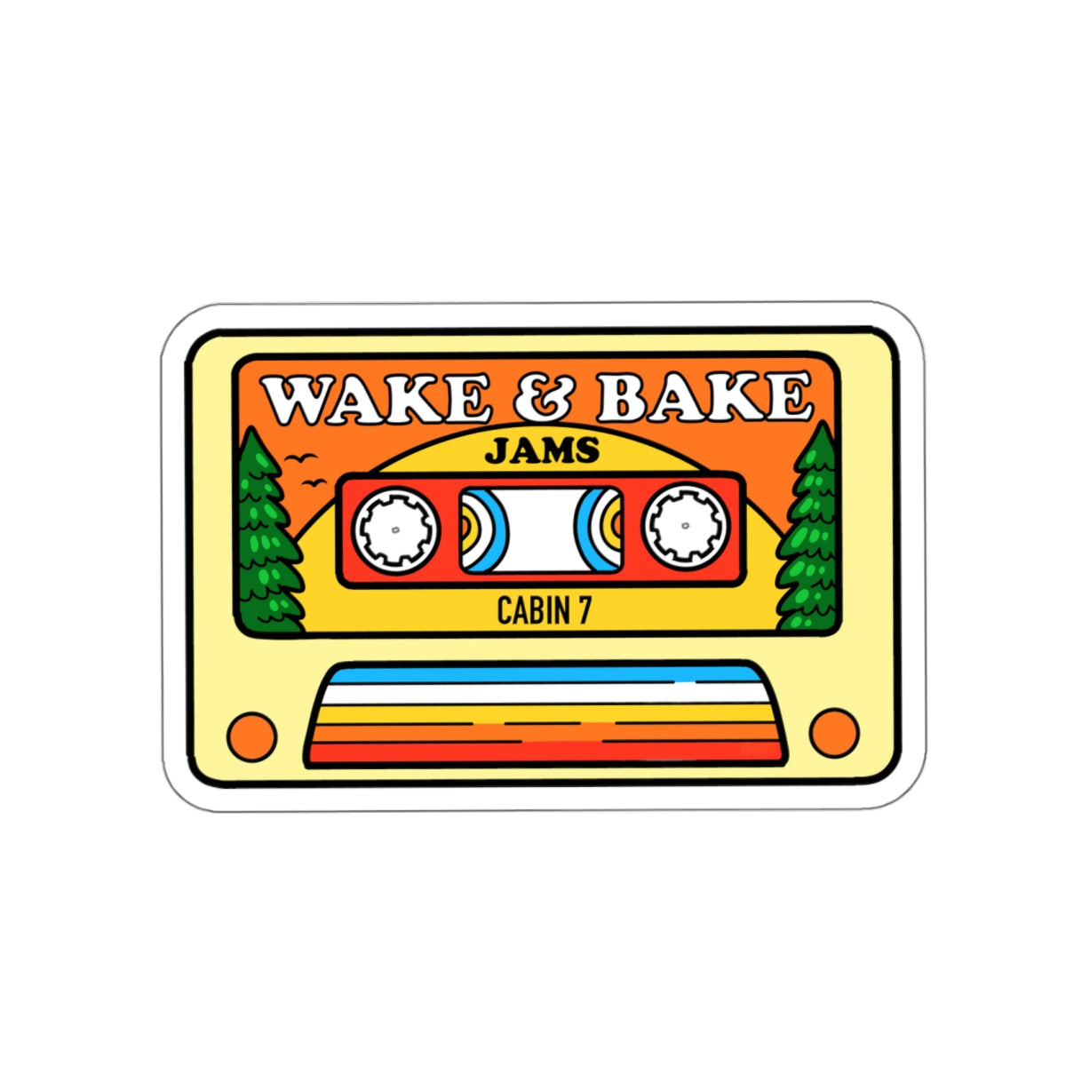 Wake & Bake Jams Sticker