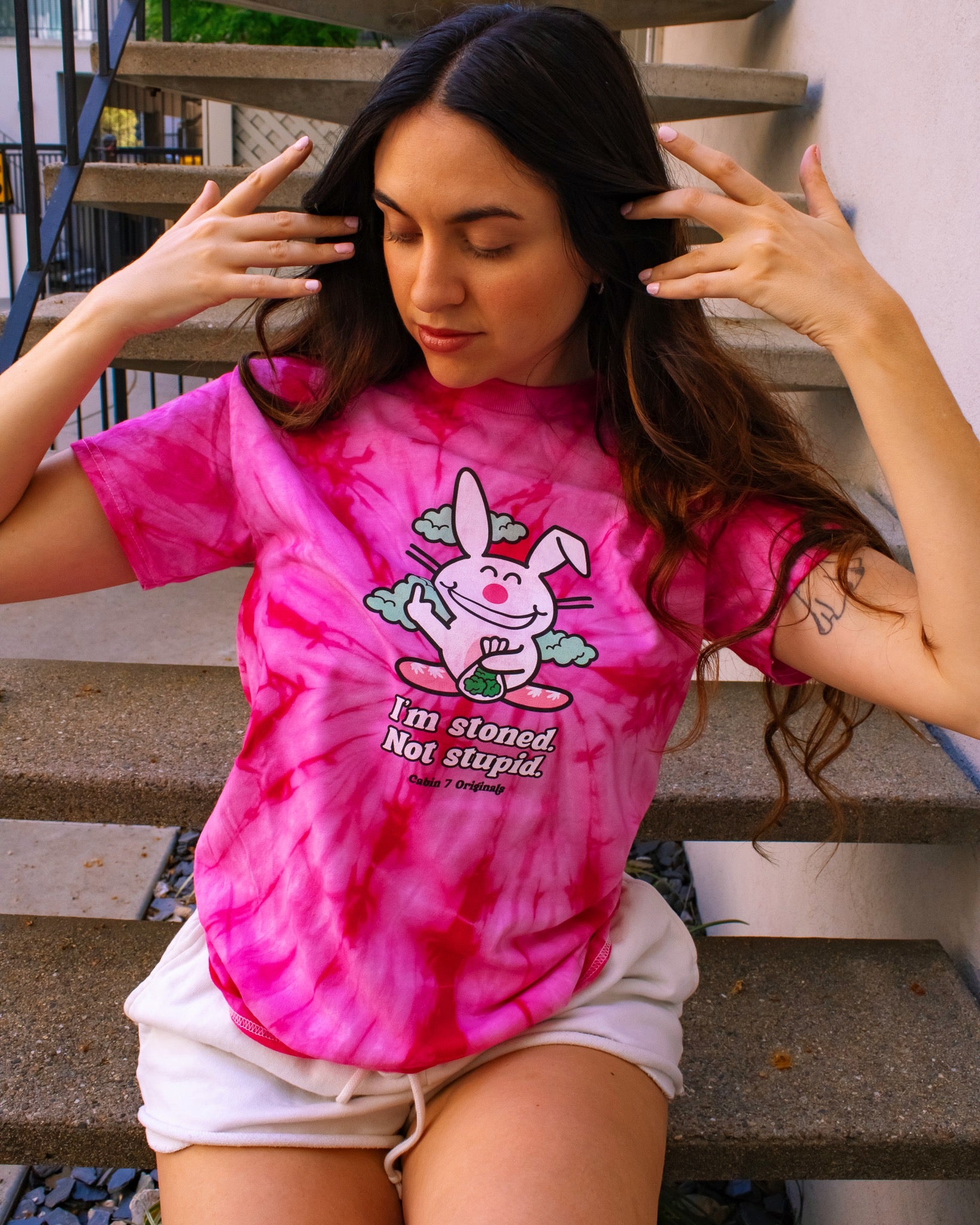 Hippie Bunny Tie Dye T-Shirt