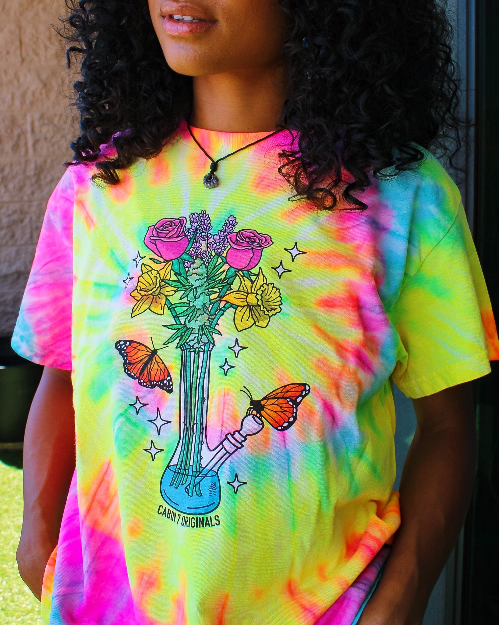 Bong Bouquet Tie Dye T-Shirt