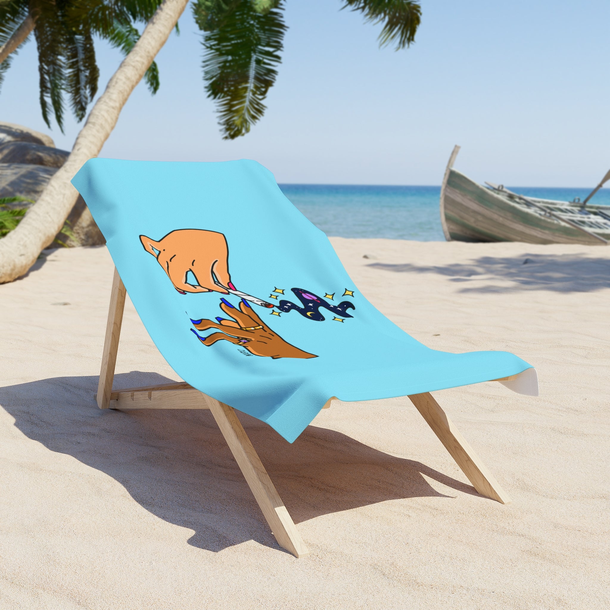 Space Sesh Beach Towel