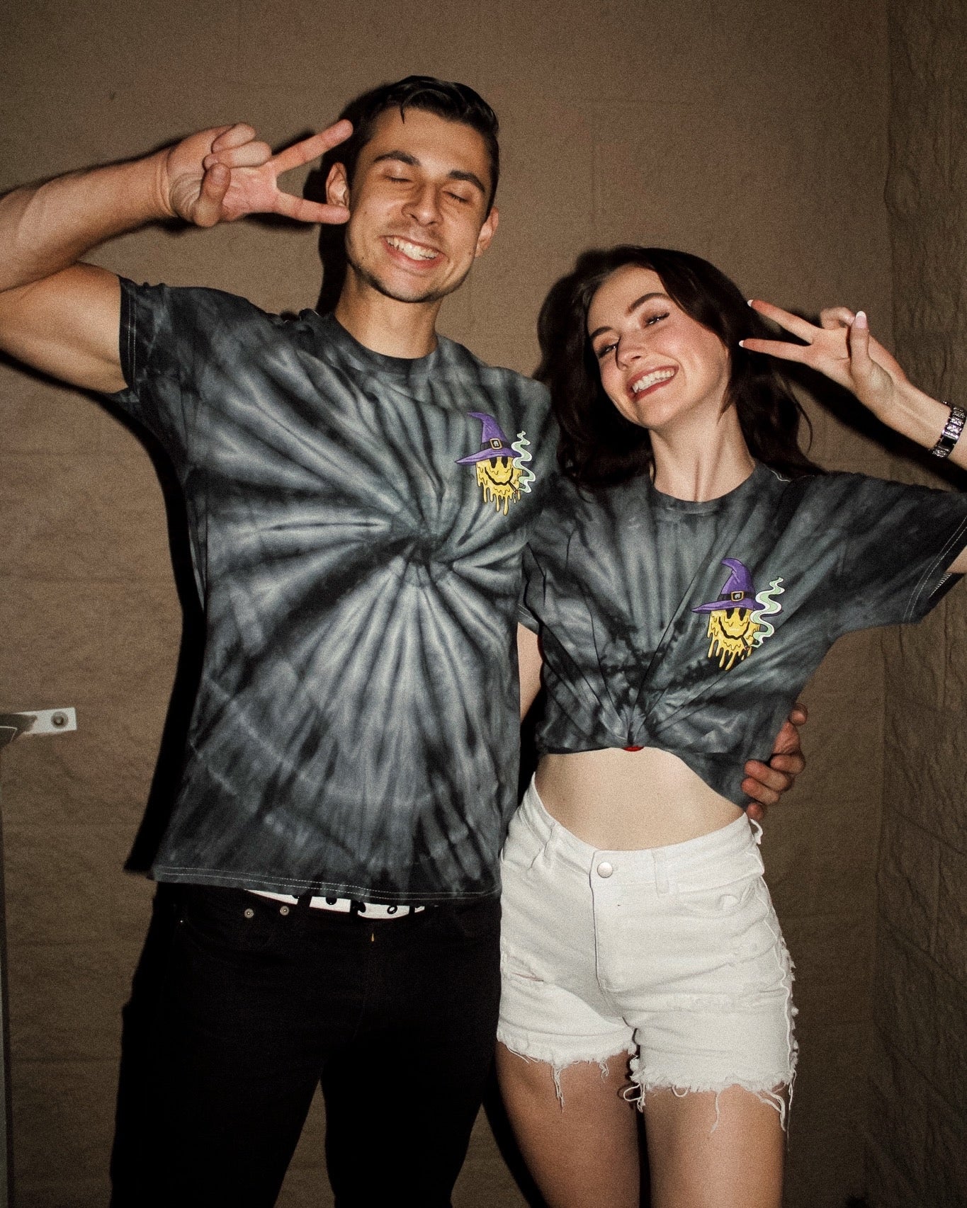 Stoney Witch Smiley Tie Dye T-Shirt