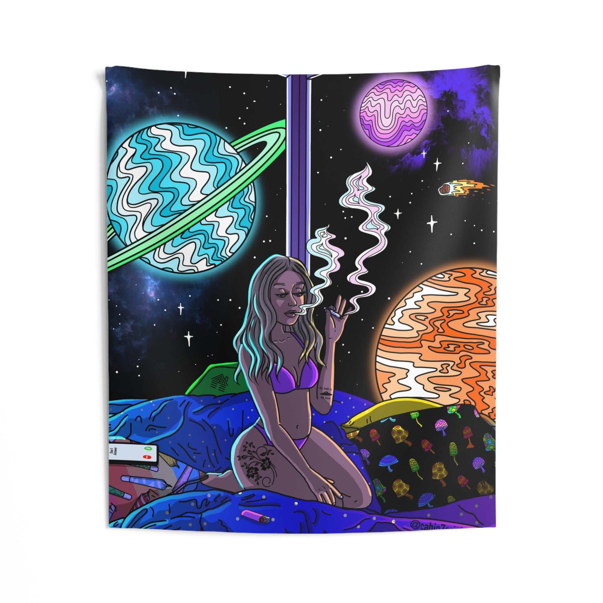 "Personal Space" Wall Tapestry