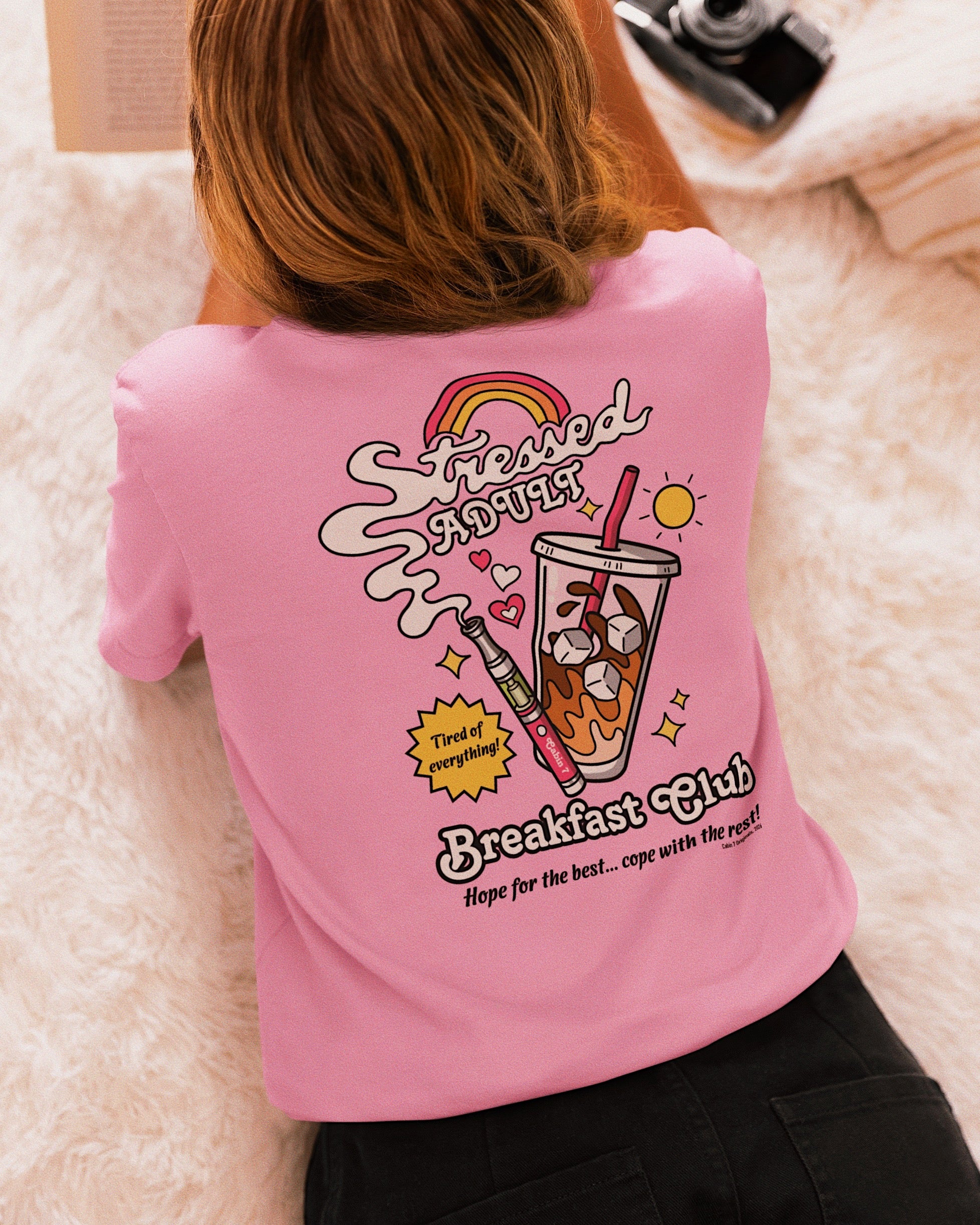 Stressed Adult Breakfast Club T-Shirt
