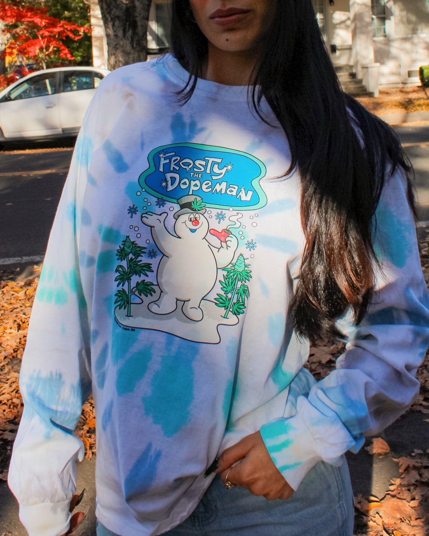 Frosty the Dopeman Long Sleeve T-Shirt