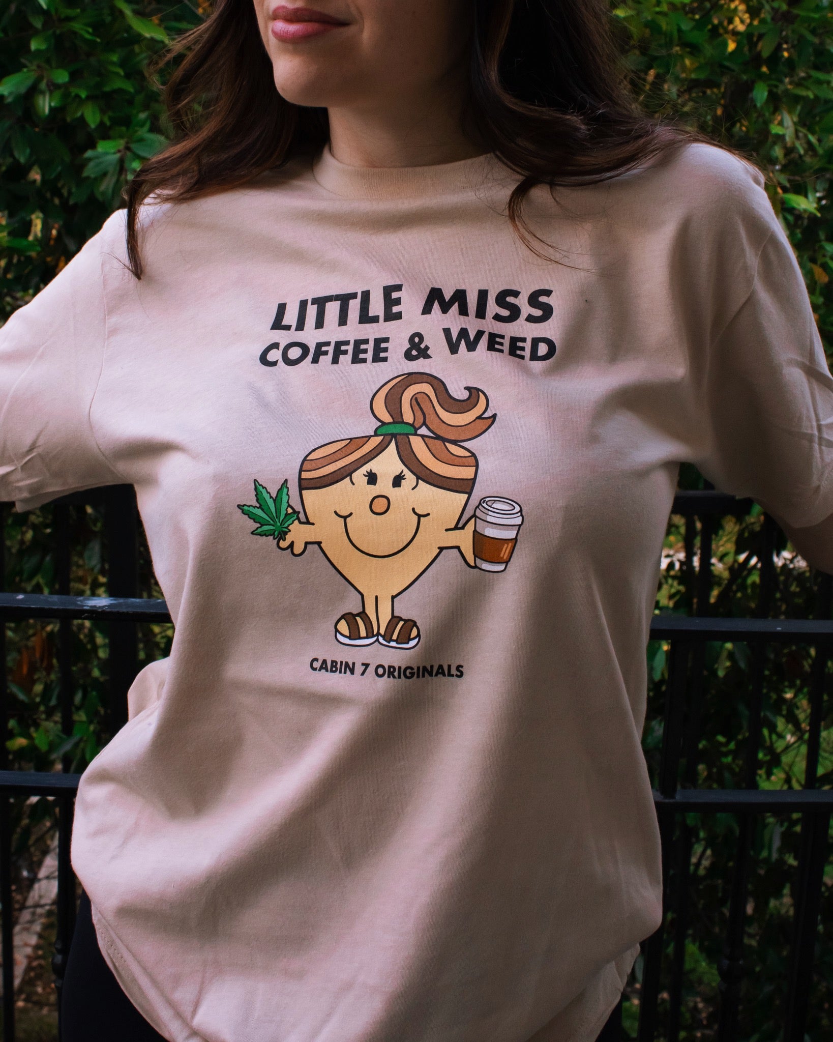 Little Miss Coffee & Weed T-Shirt