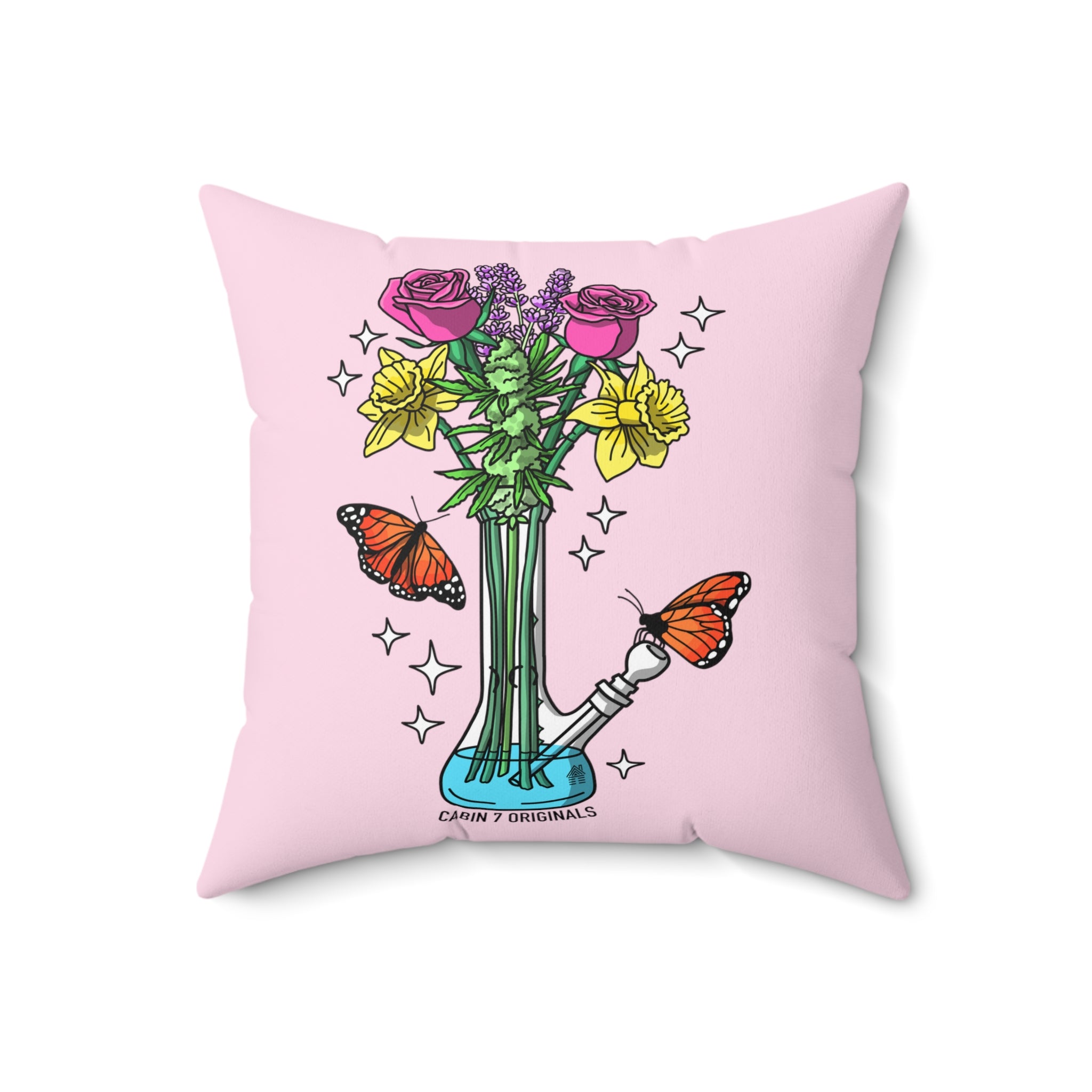 Bring Me Flowers Throw Pillow