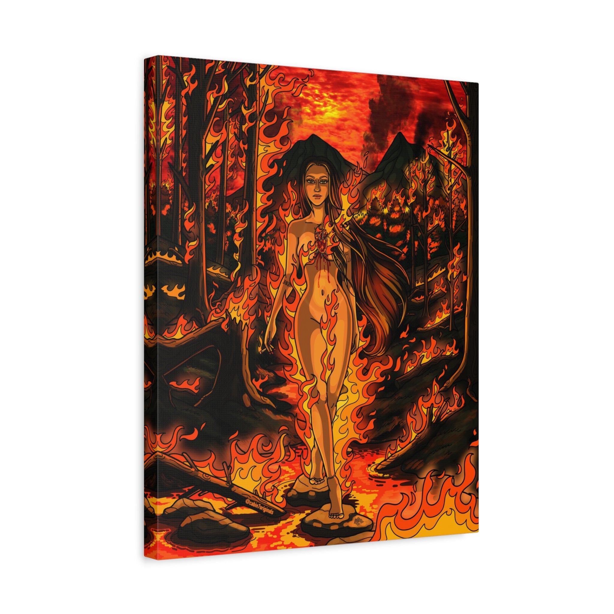 "WILDFIRE SEASON" Canvas Print