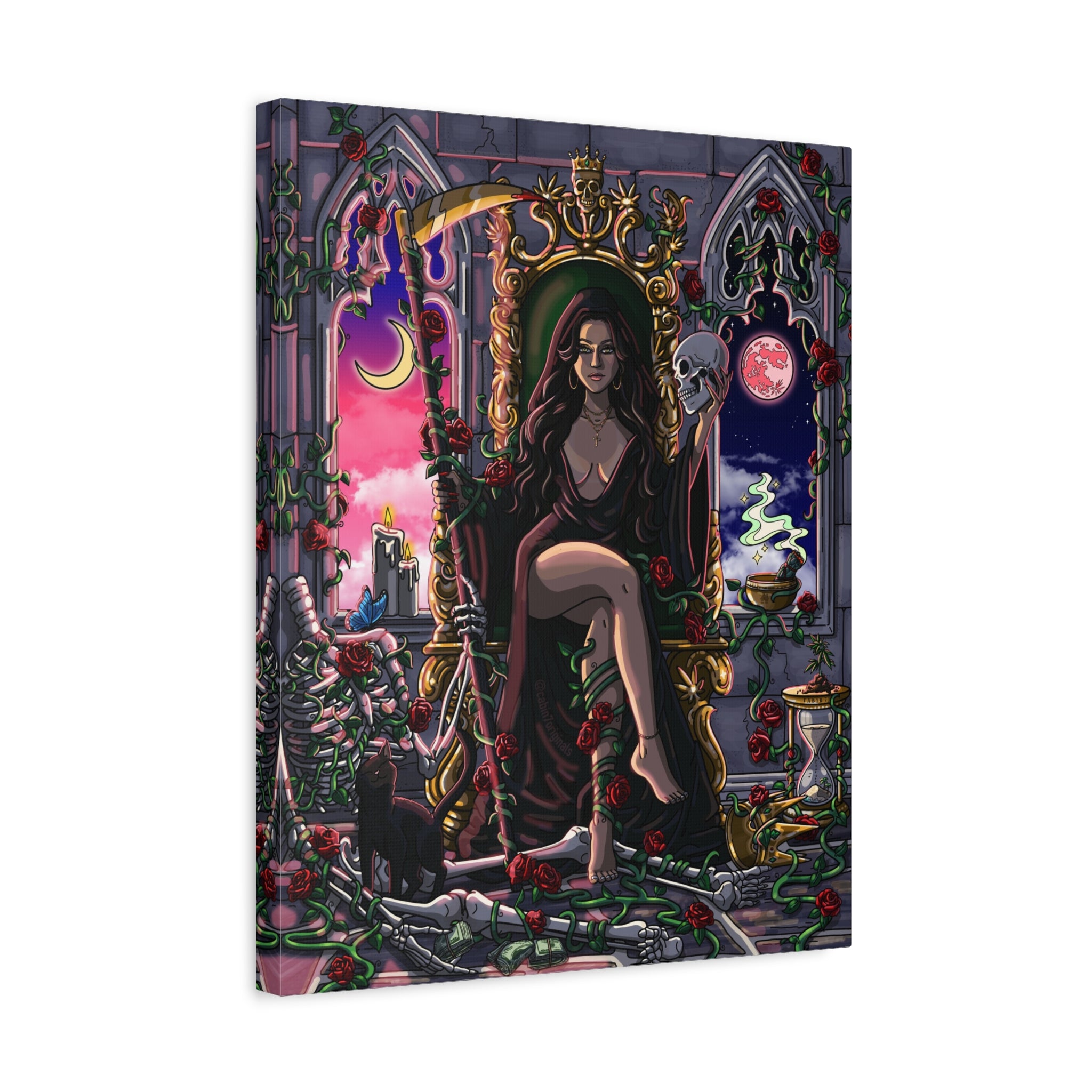 "MEMENTO MORI" Canvas Print