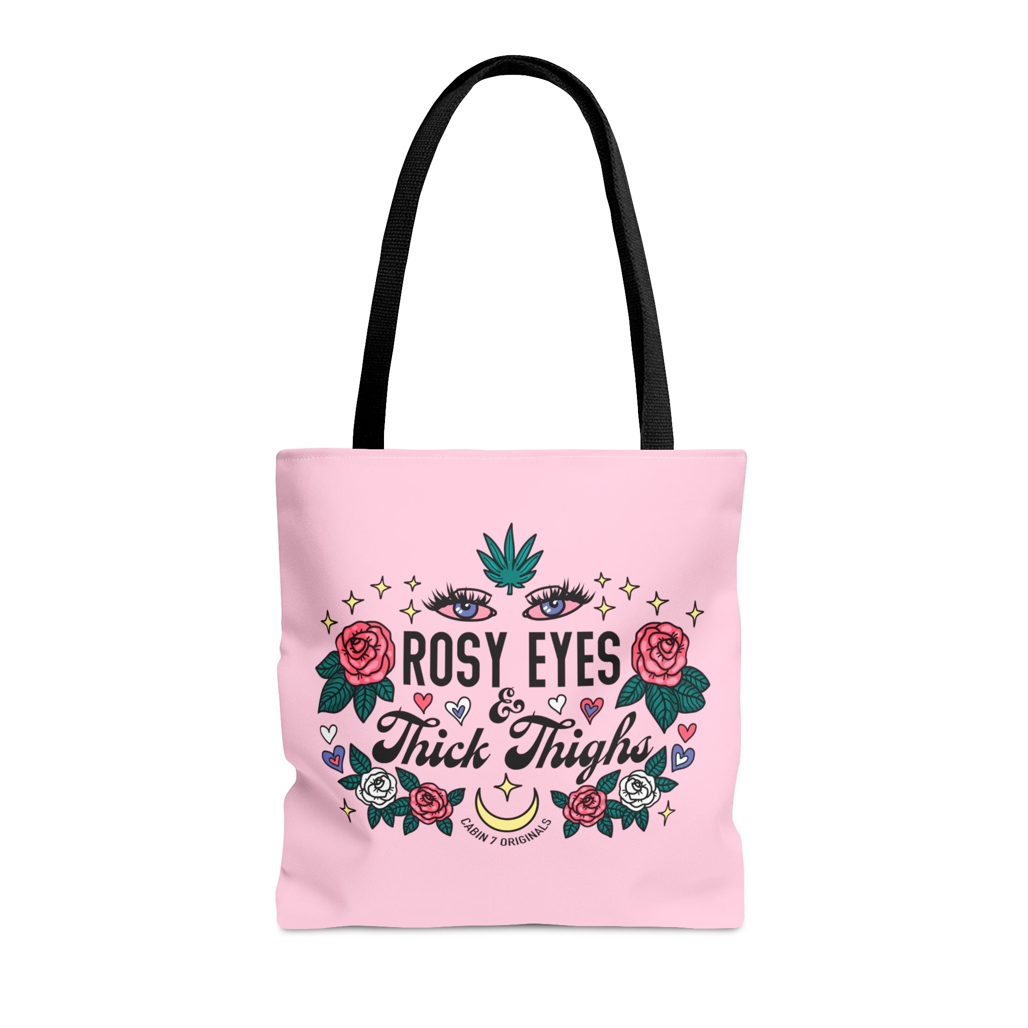 Rosy Eyes & Thick Thighs Tote Bag