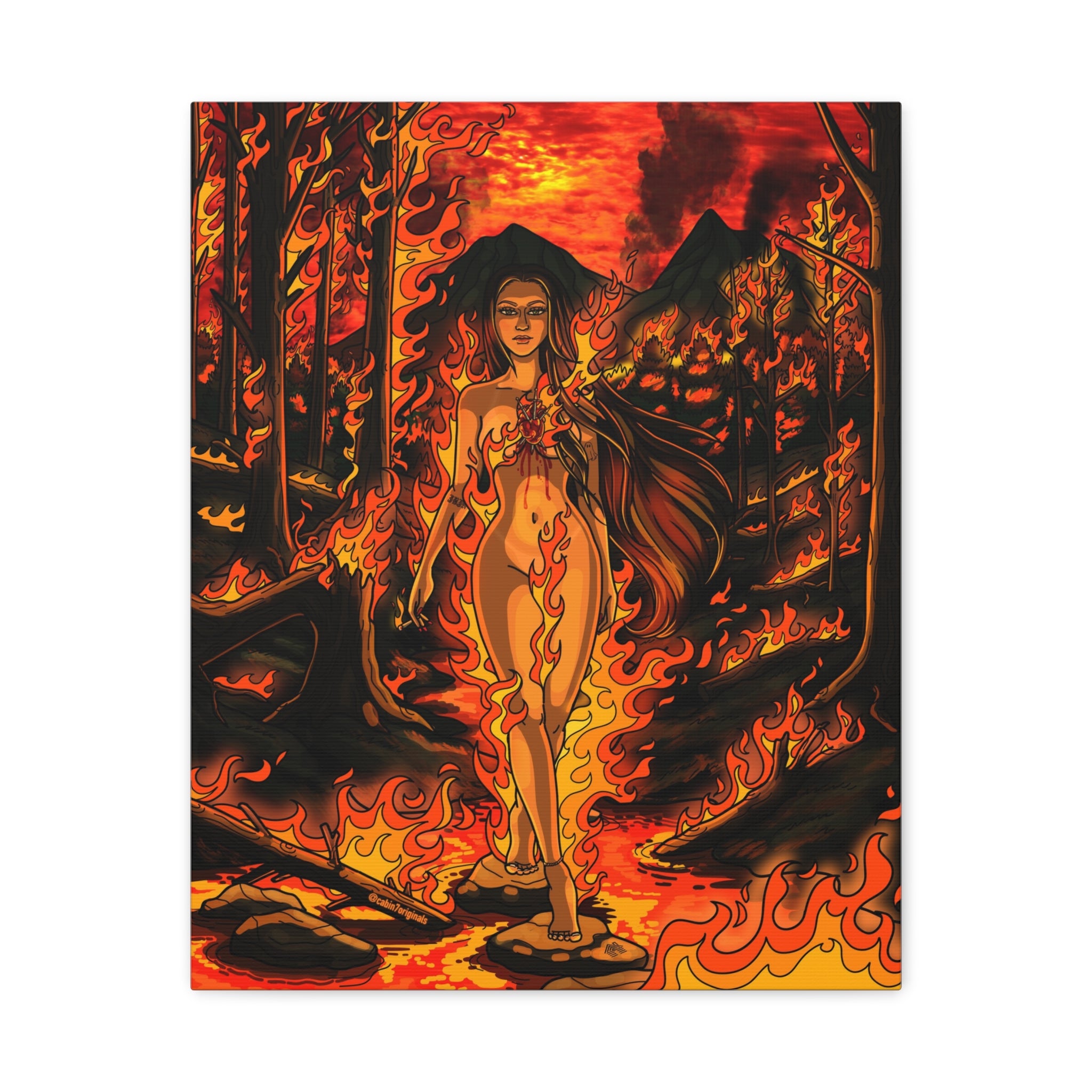 "WILDFIRE SEASON" Canvas Print