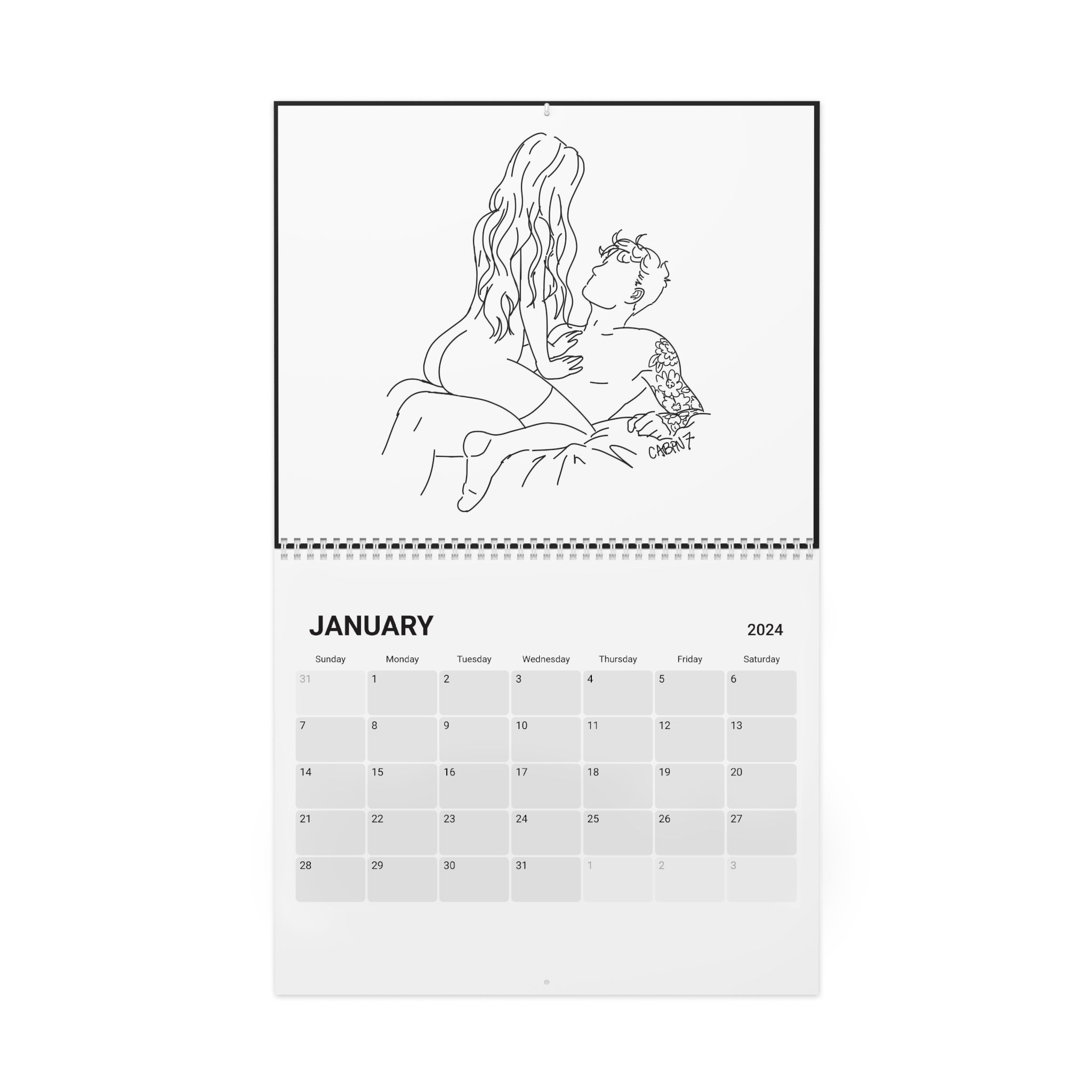 Sultry Sketches 2024 Calendar