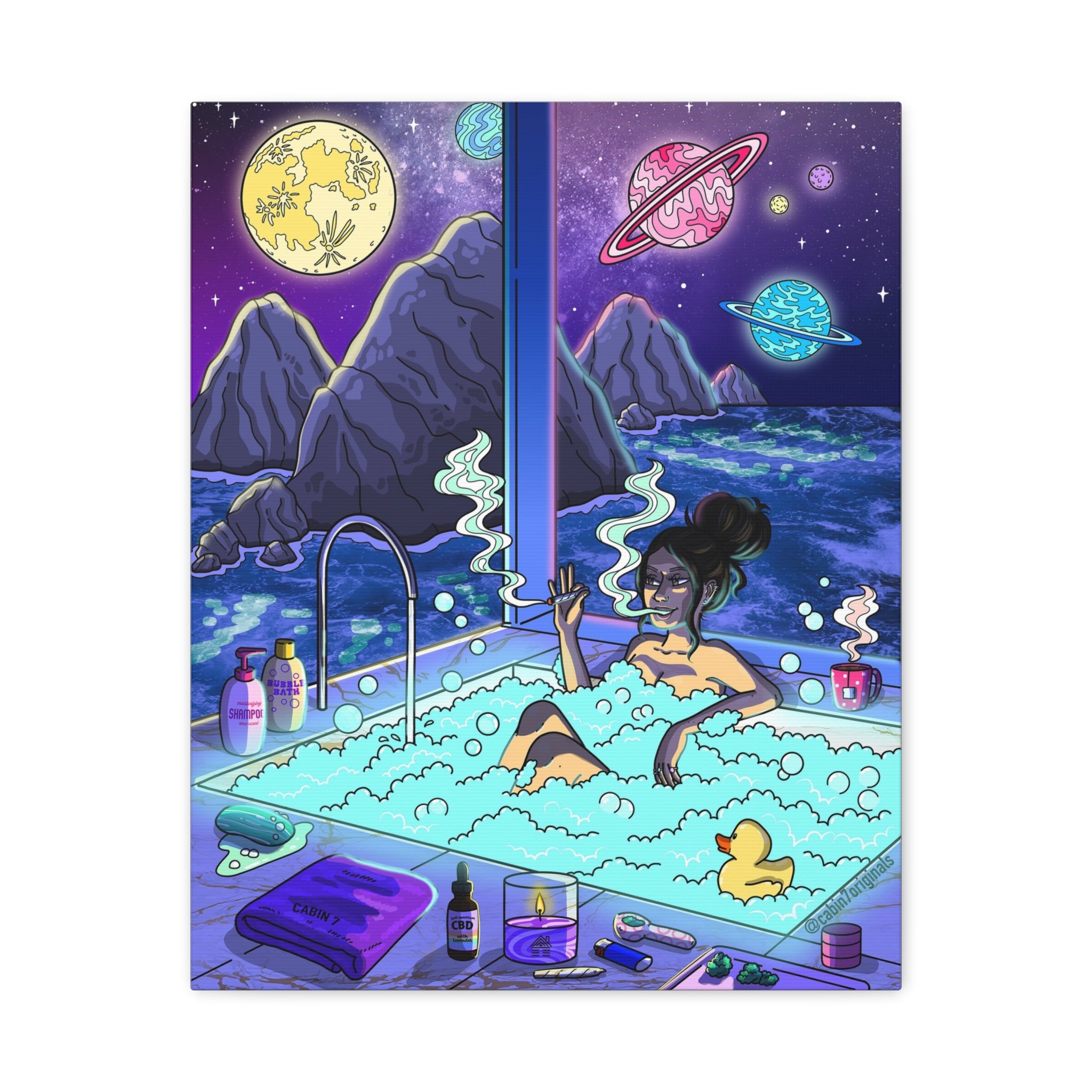 "SEA OF TRANQUILITY" Canvas Print