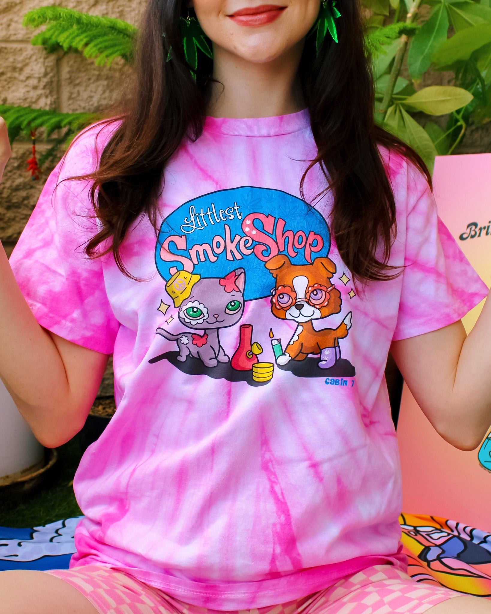 Littlest Smoke Shop Tie Dye T-Shirt